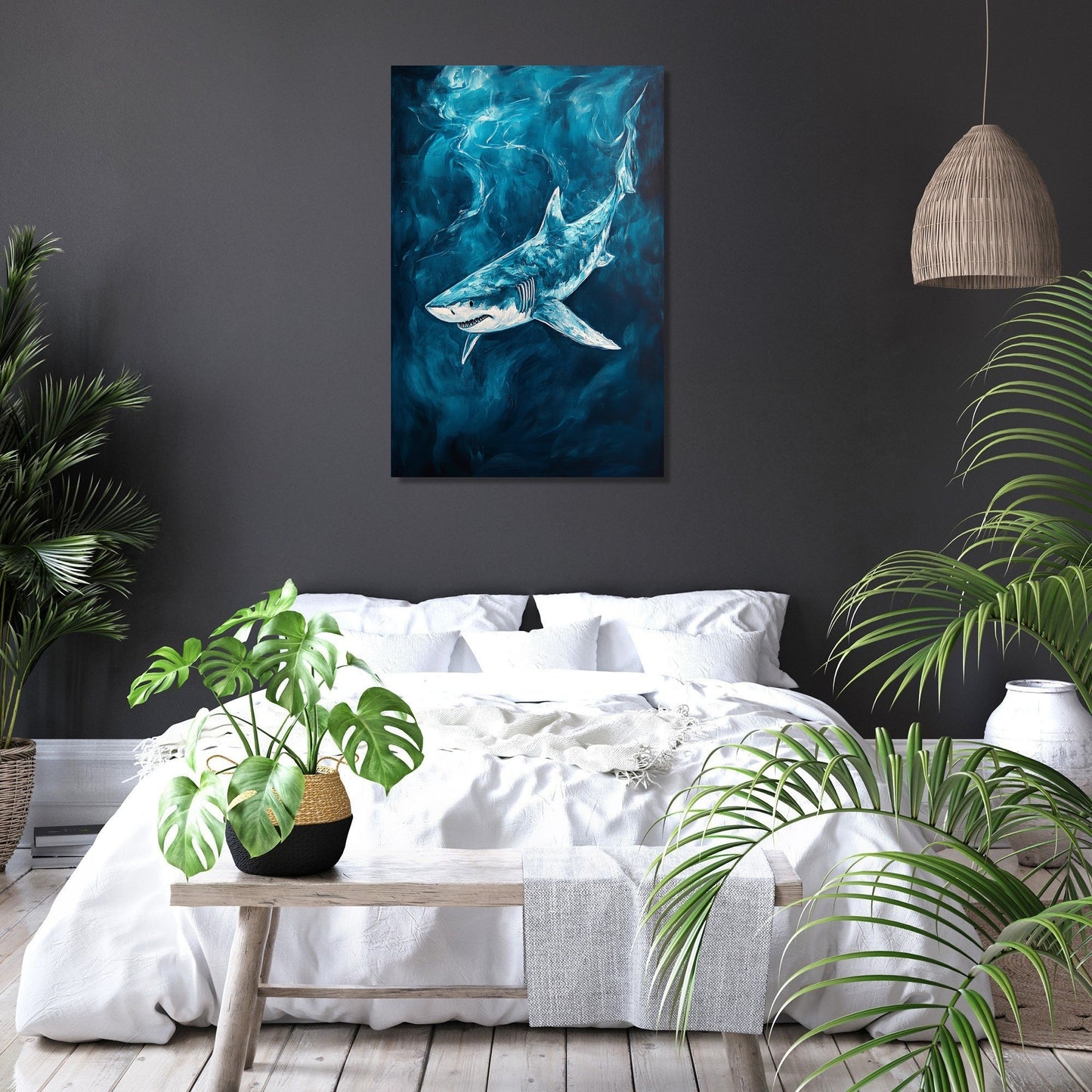 Silent Shark Canvas