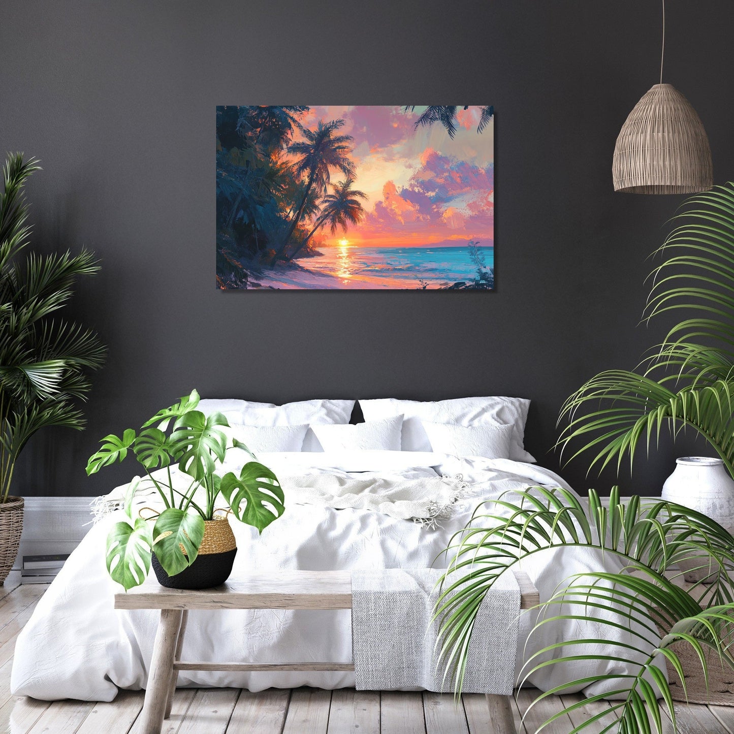 Tropical Sunrise Bliss Canvas