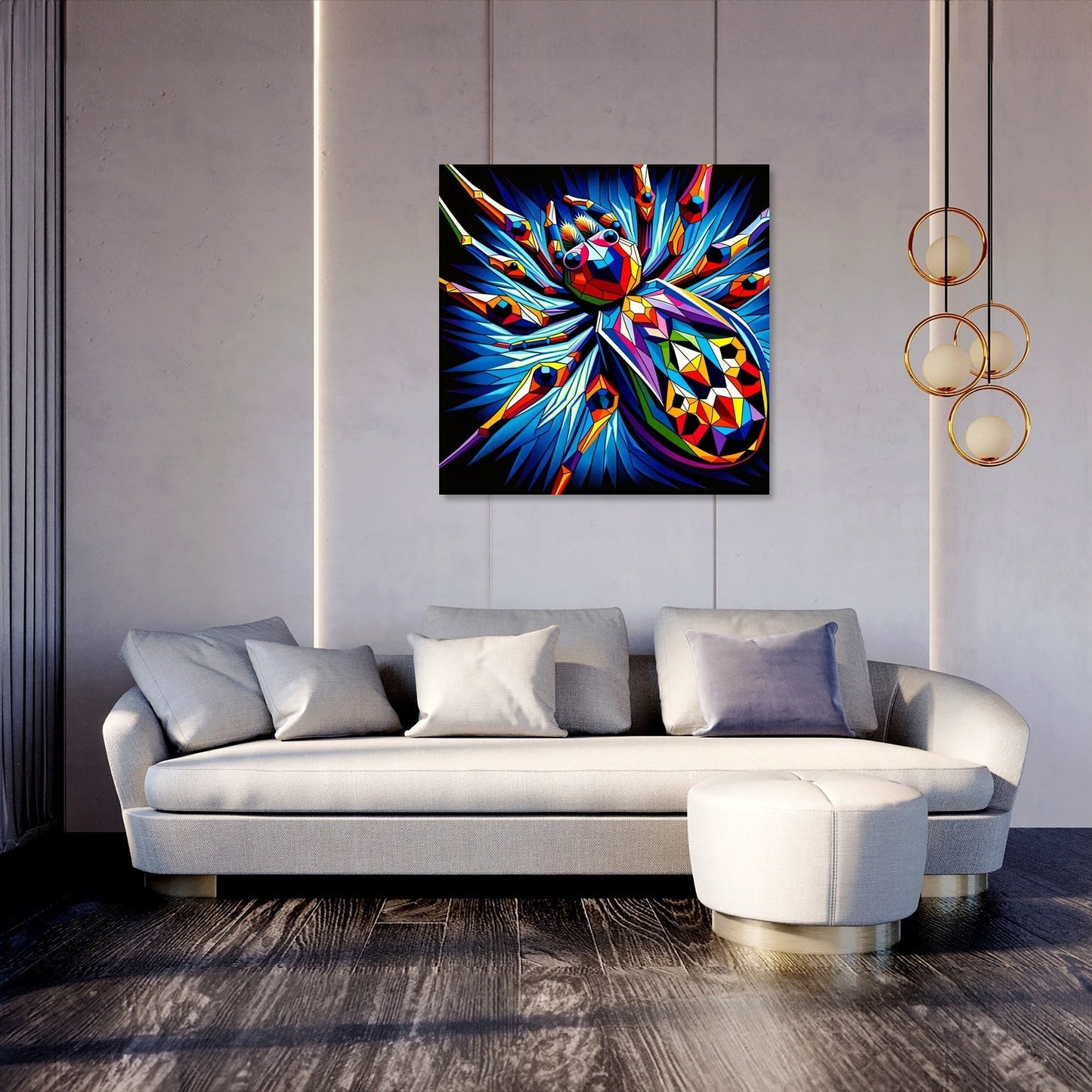 Cubist Courtship Canvas