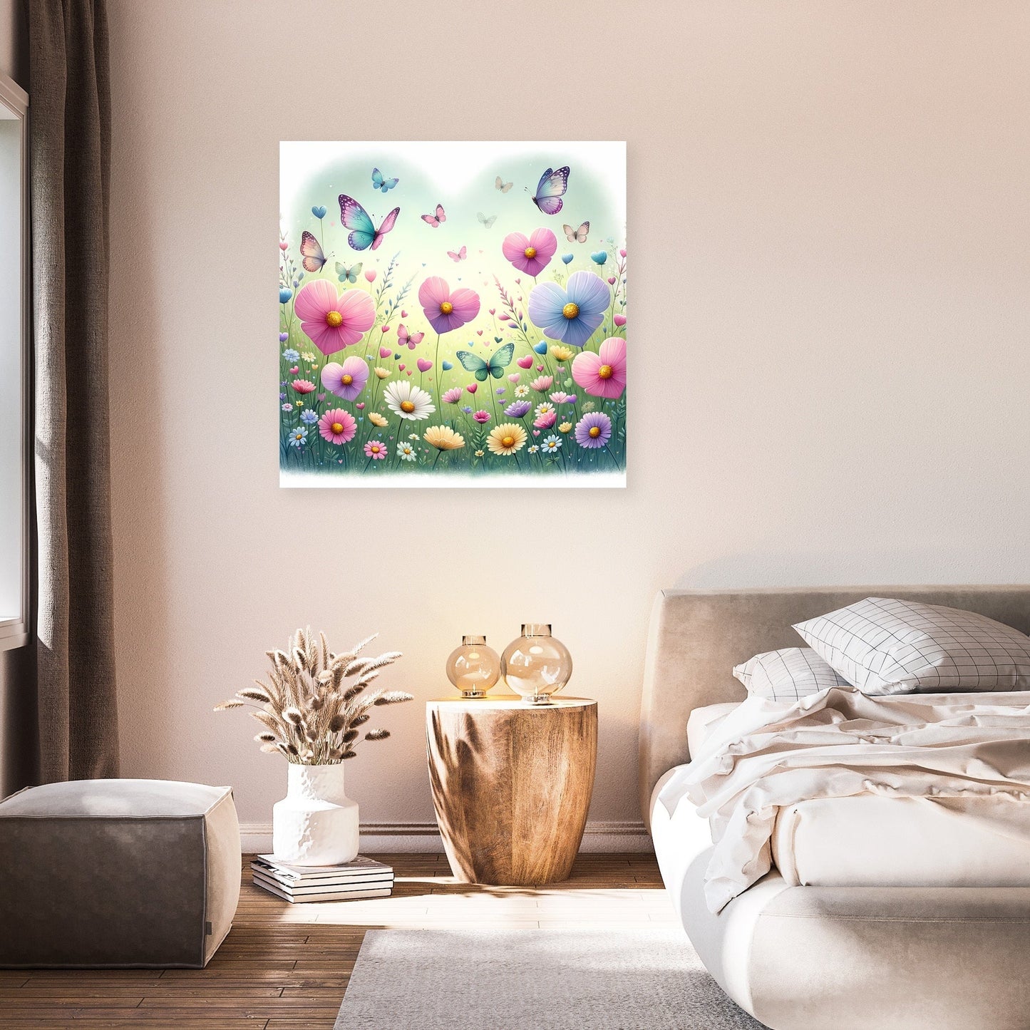 Love Blossom Meadow Canvas