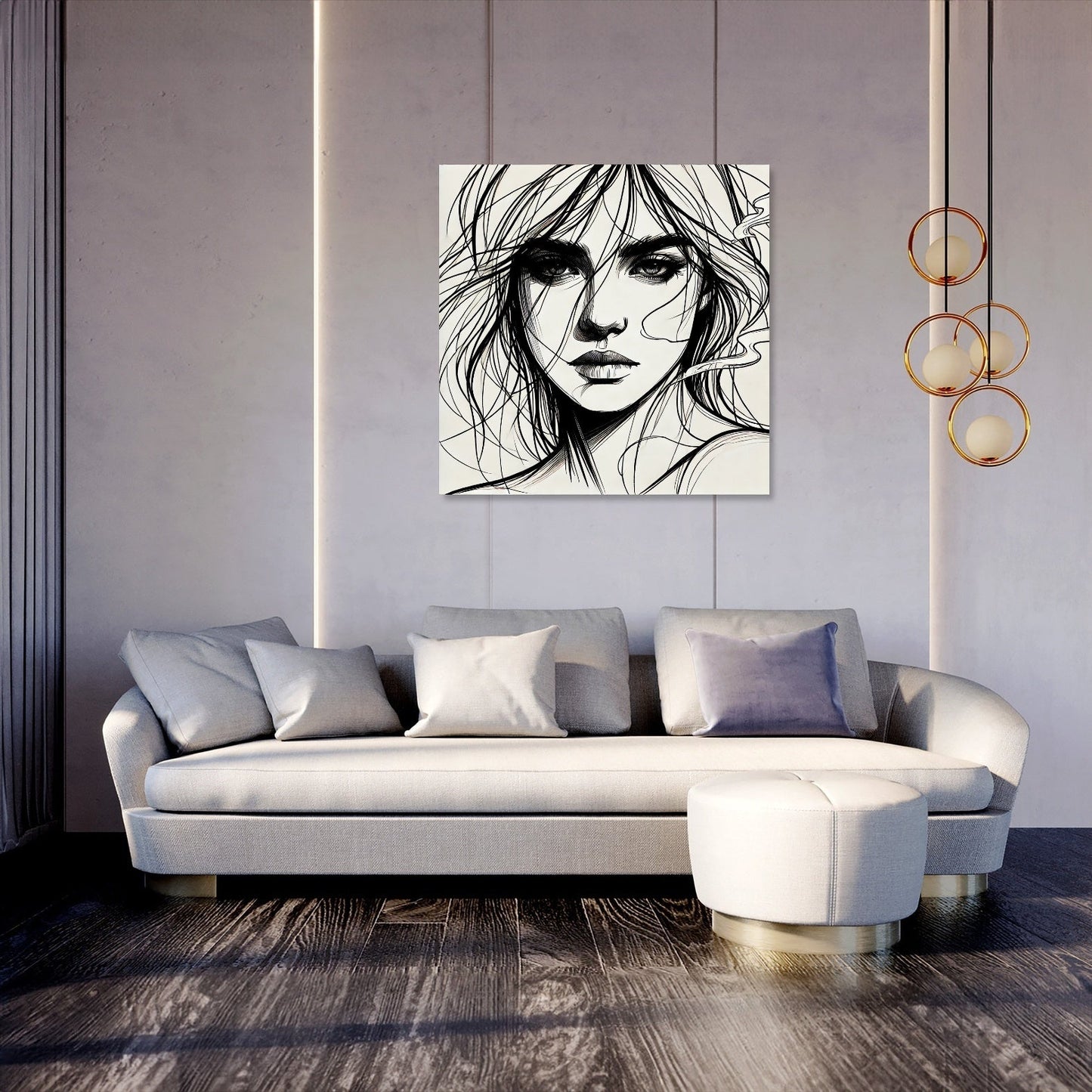 Wind-Swept Elegance Canvas