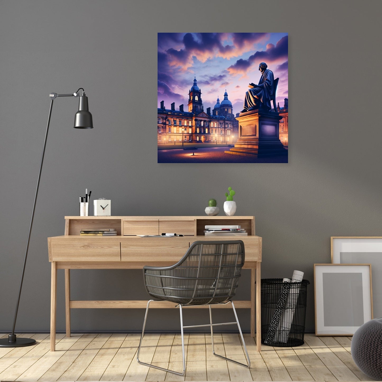 Scholar's Twilight at Newcastle Canvas