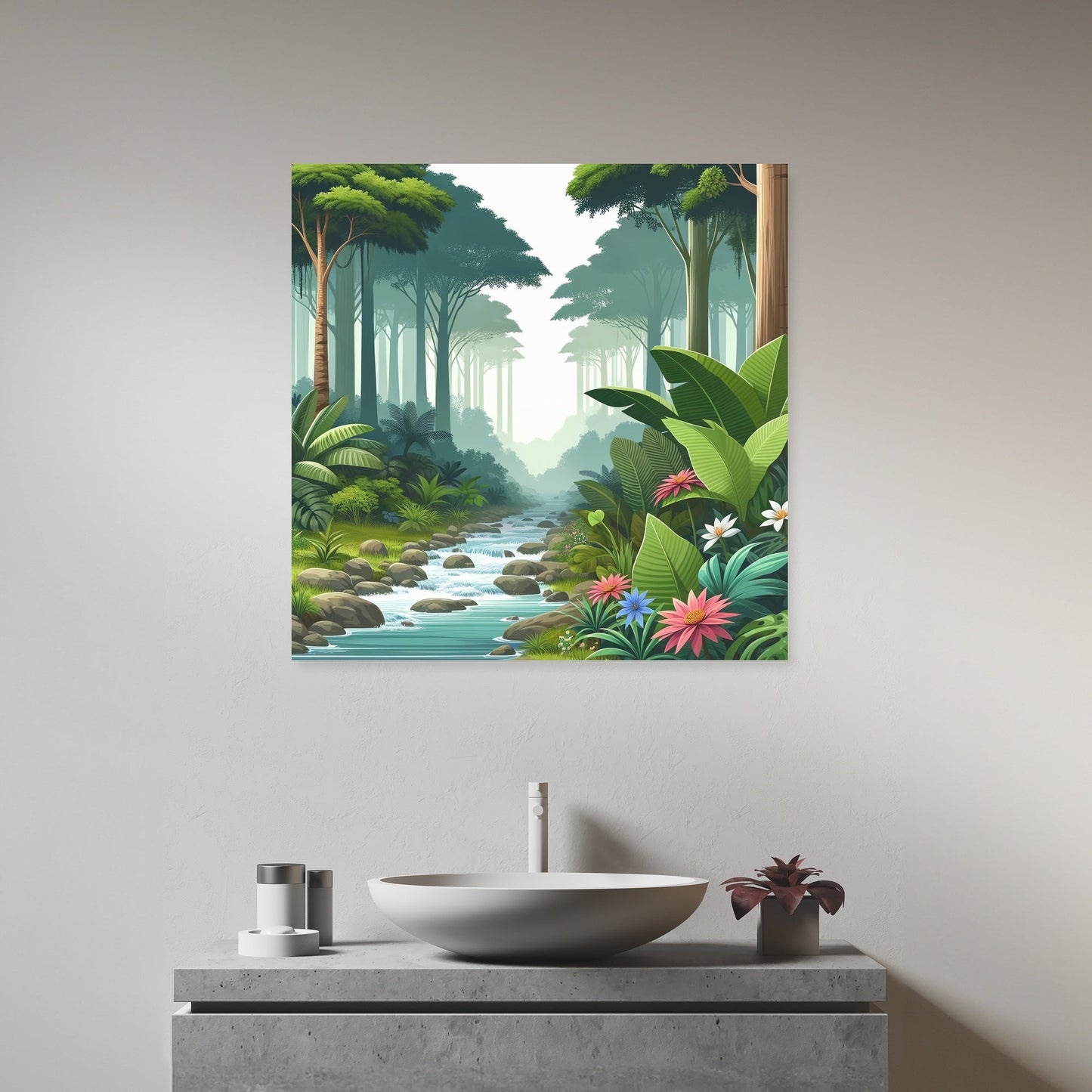Rainforest Serenity Canvas