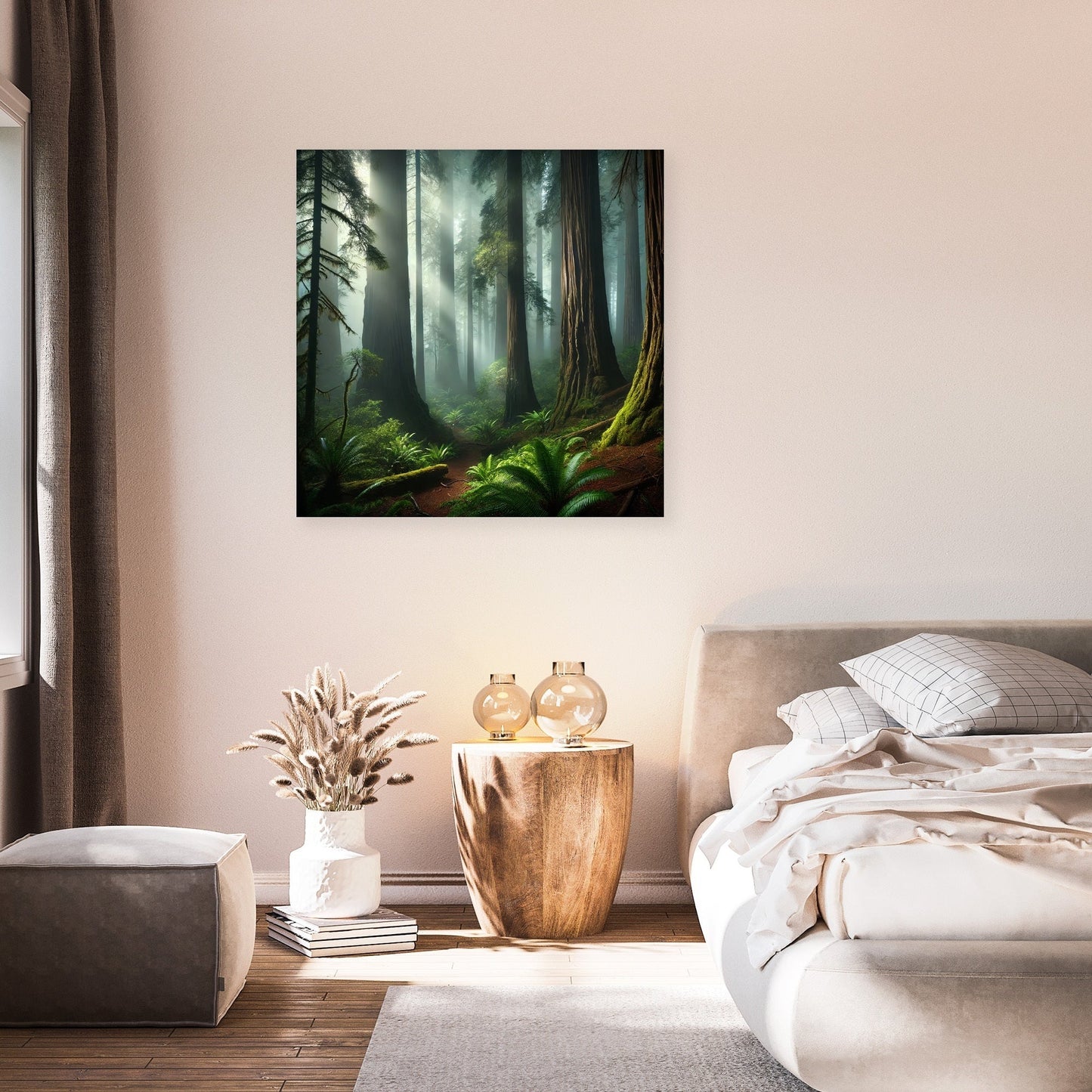 Mystical Redwood Grove Canvas