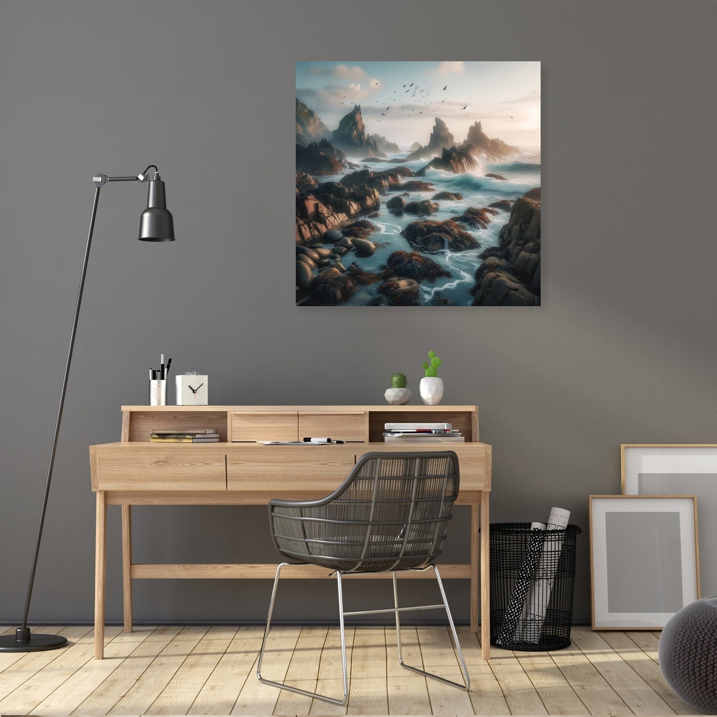Morning Coastline Canvas