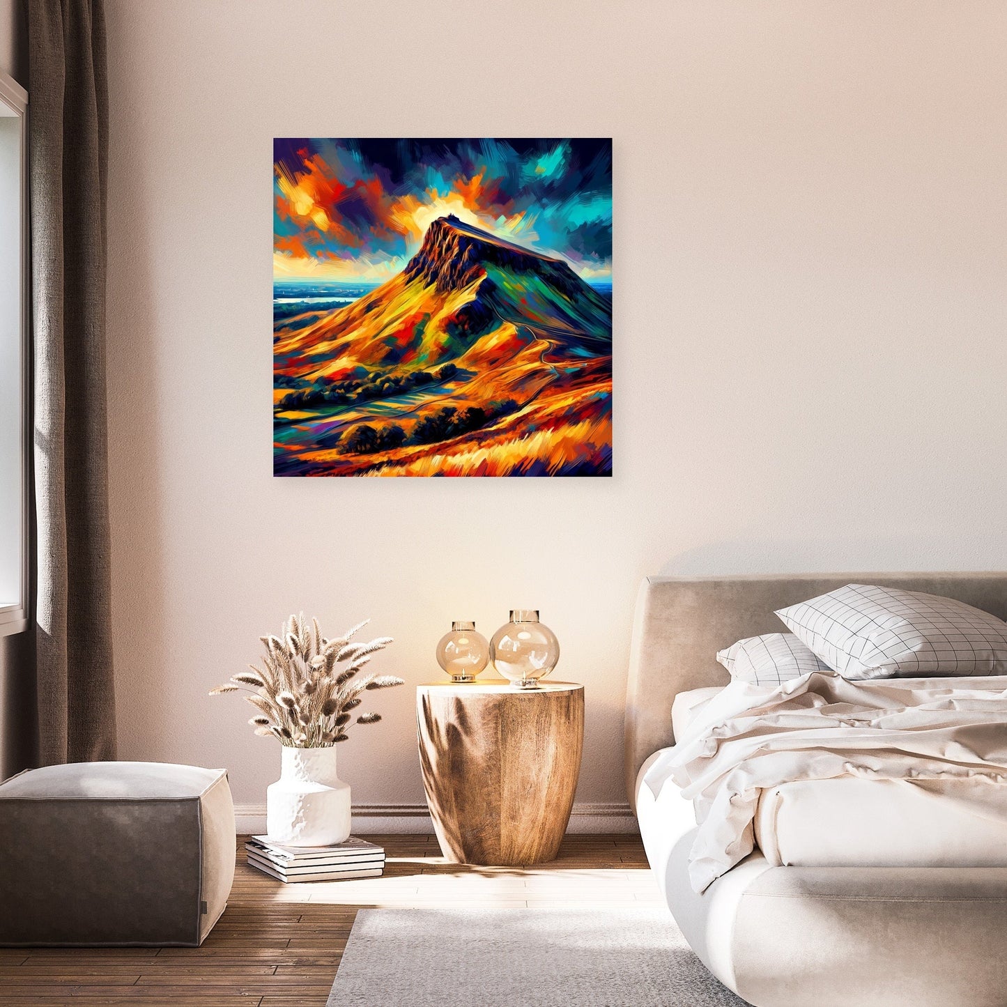 Edinburgh's Vibrant Arthur’s Seat Canvas