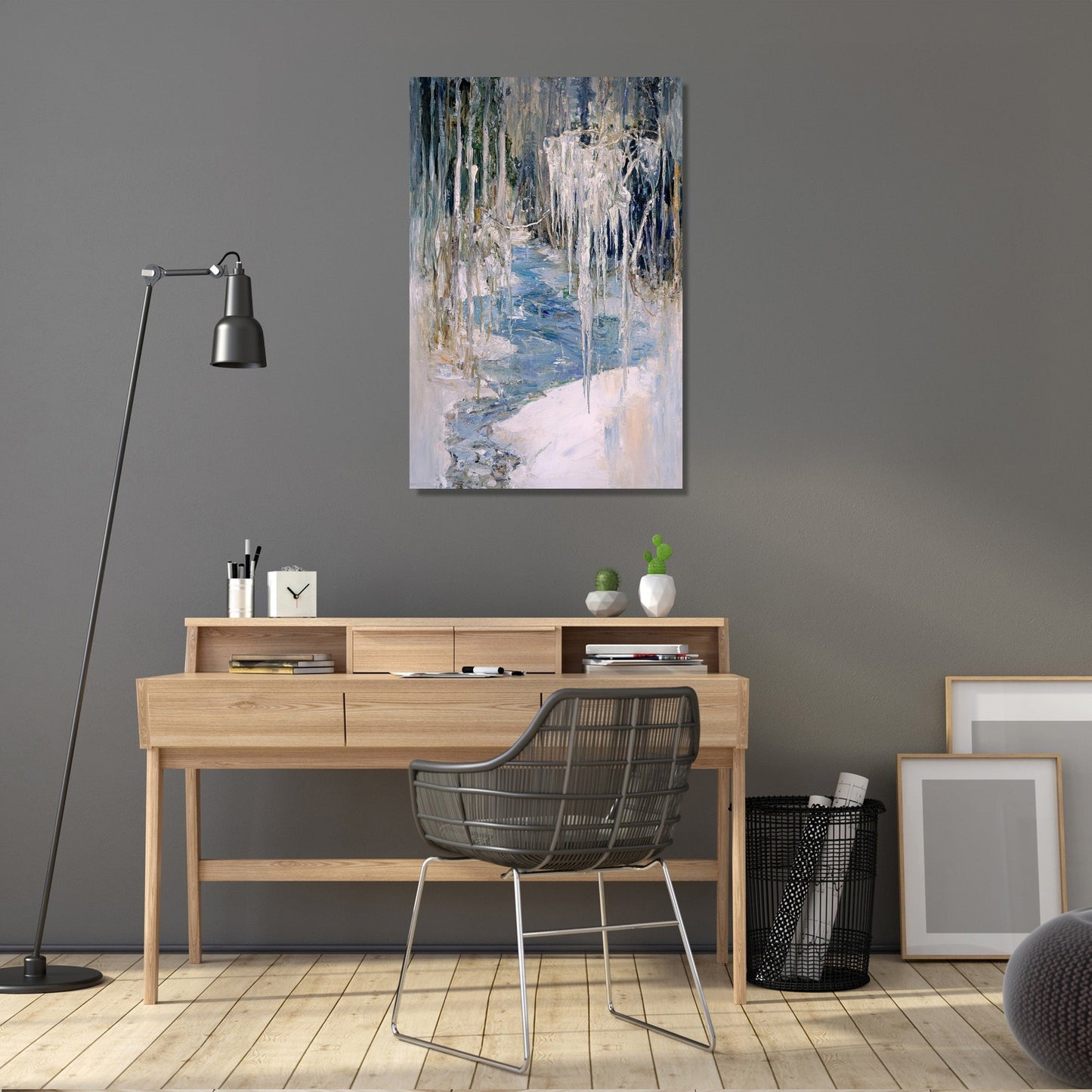 Frozen River Canvas
