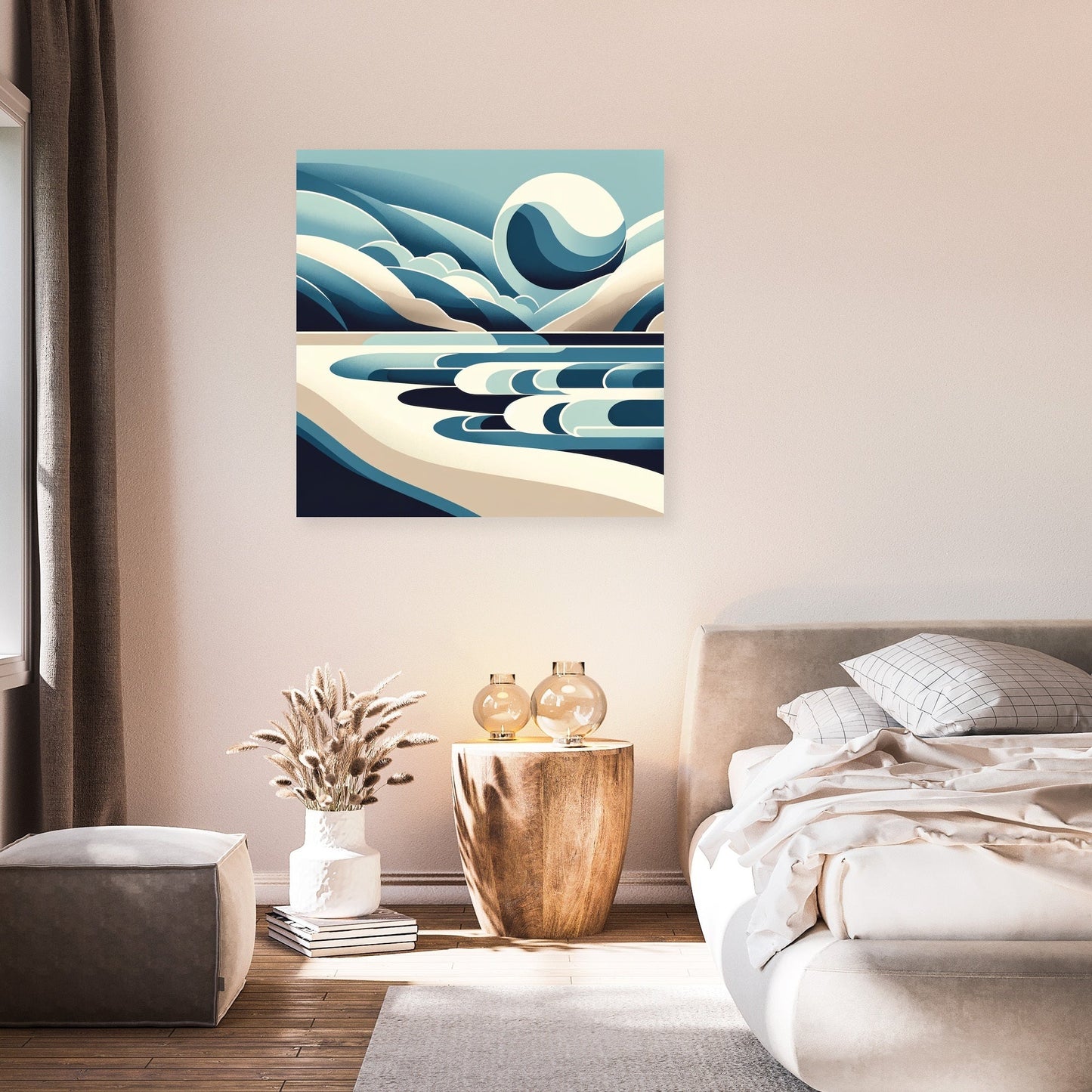 Modernist Shores Canvas