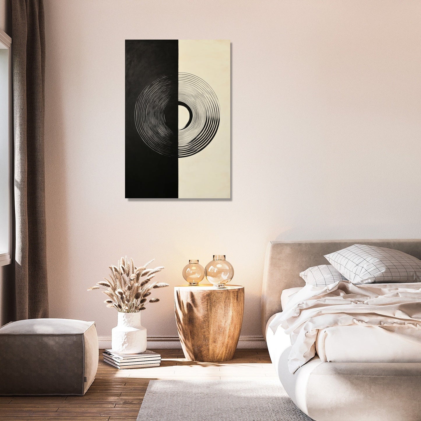 Illusionary Circle Canvas