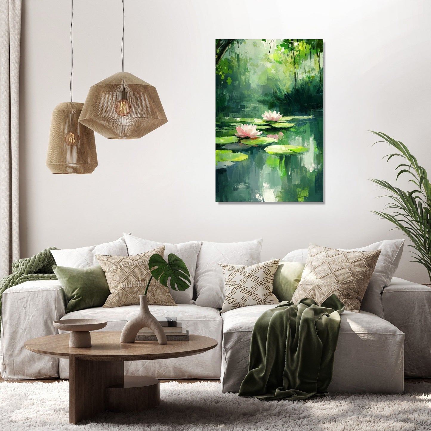 Tranquil Lilies Canvas
