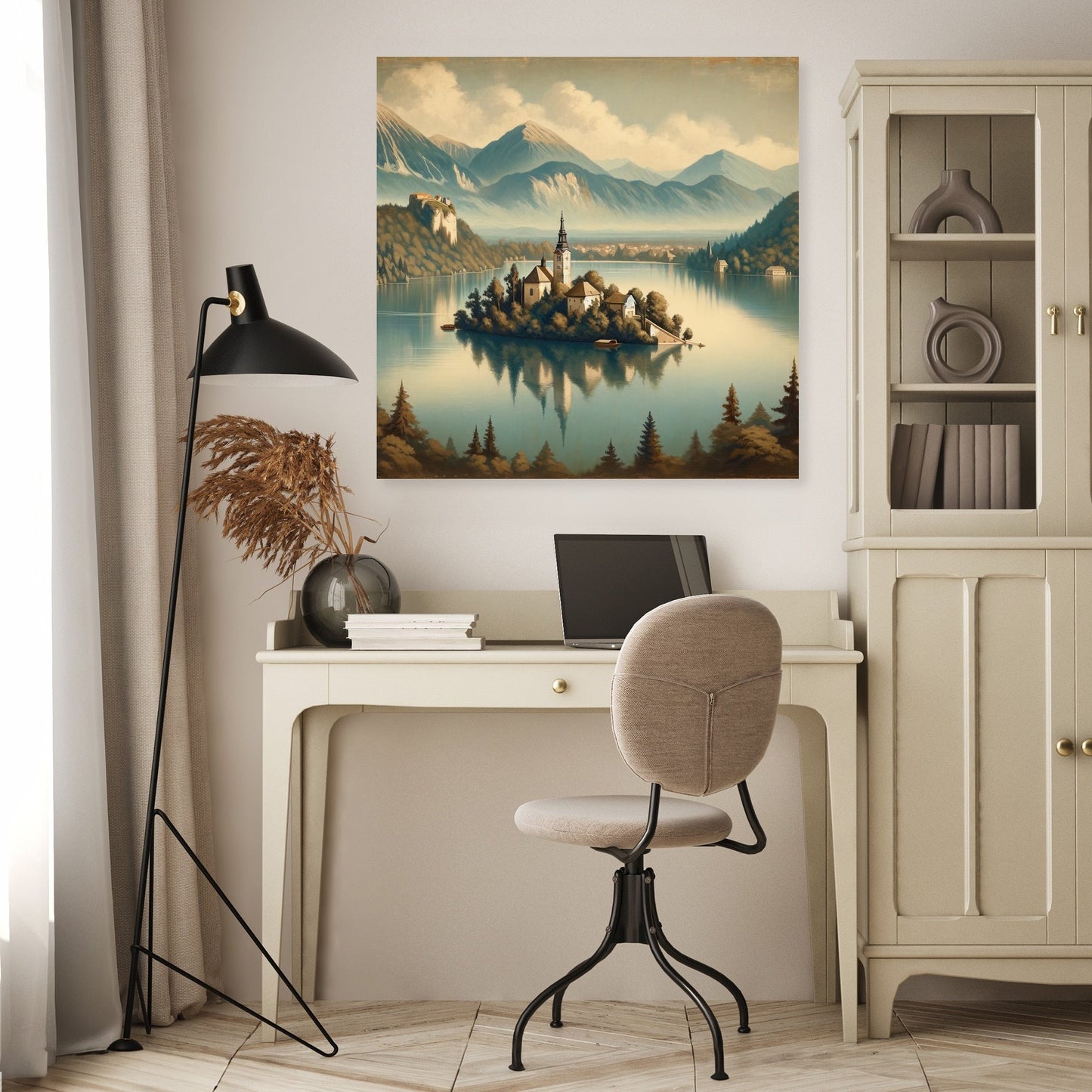 Lake Bled Nostalgia Canvas