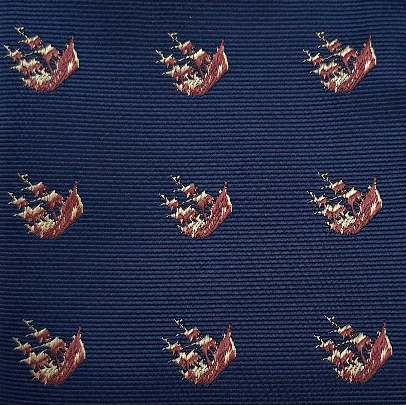 Nautical Sailing Ship Tie