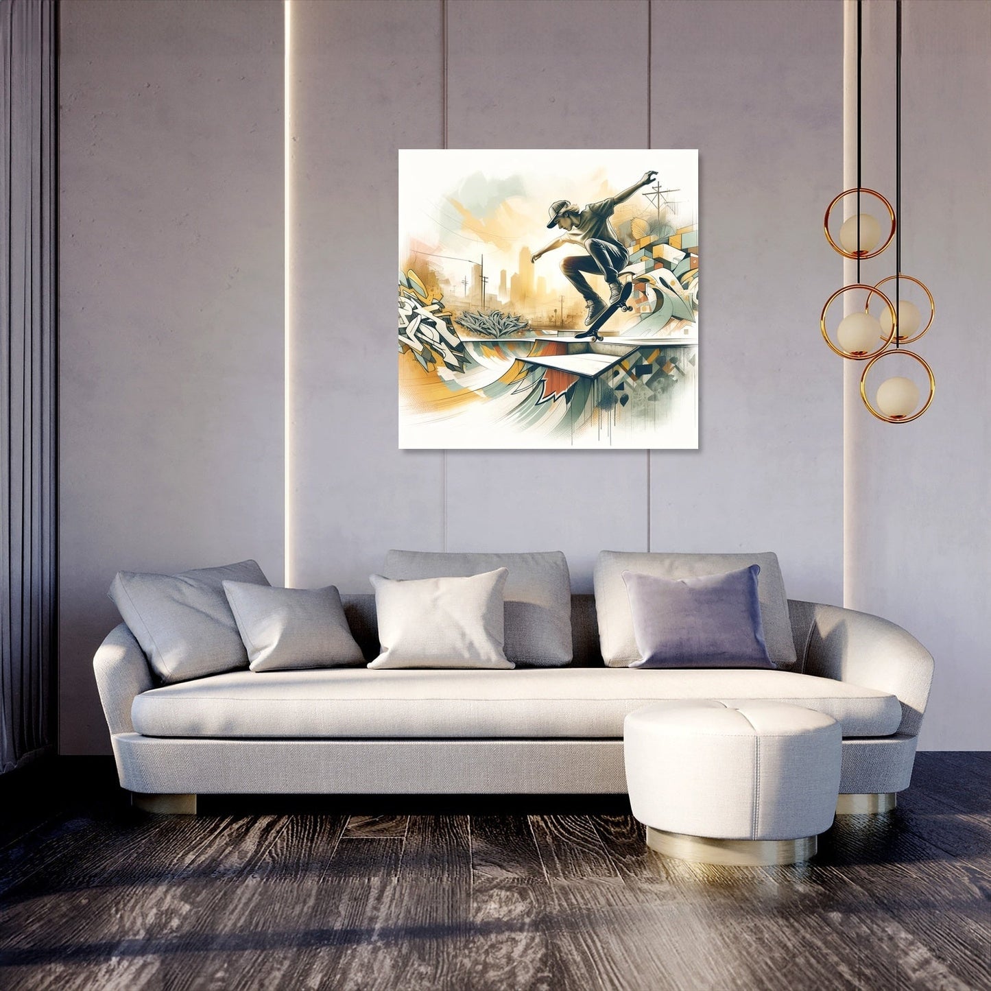 Skate and Spray Canvas