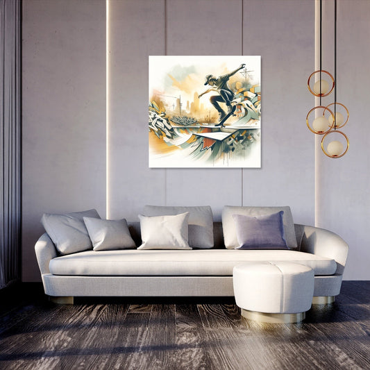 Skate and Spray Canvas