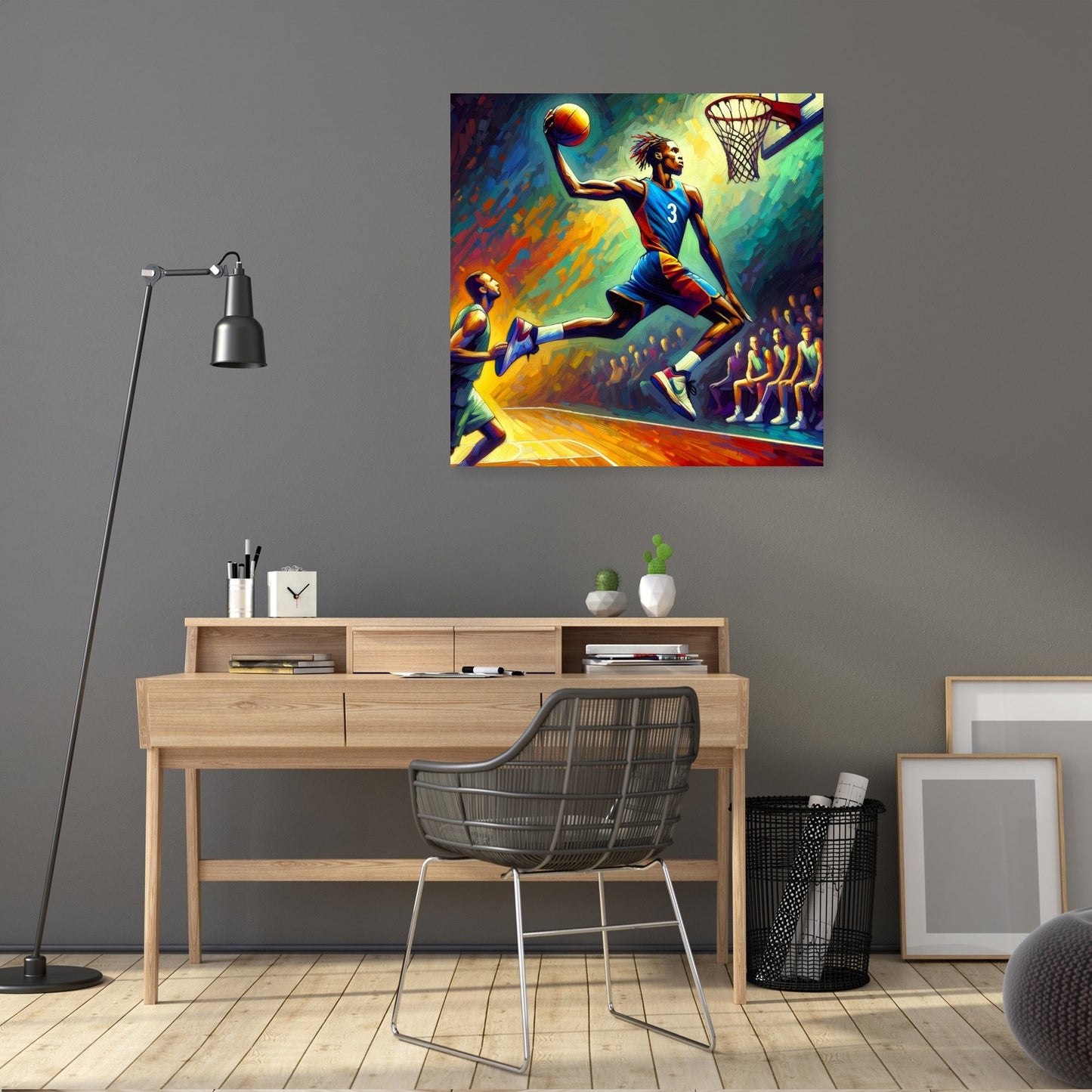 Sky-High Dunk Canvas