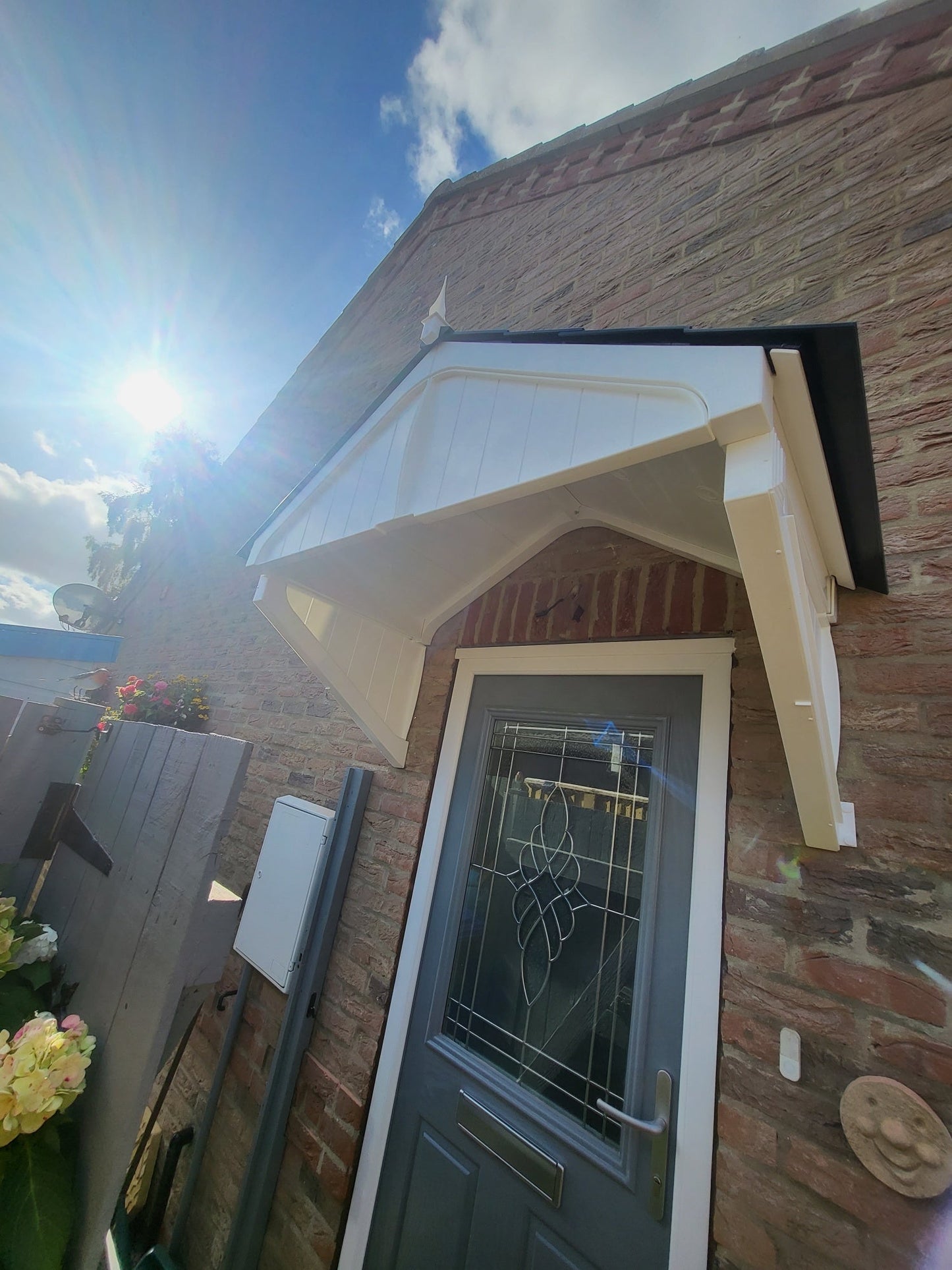 Achurch Door Canopy 149cm - Flat Pack Porch Canopy