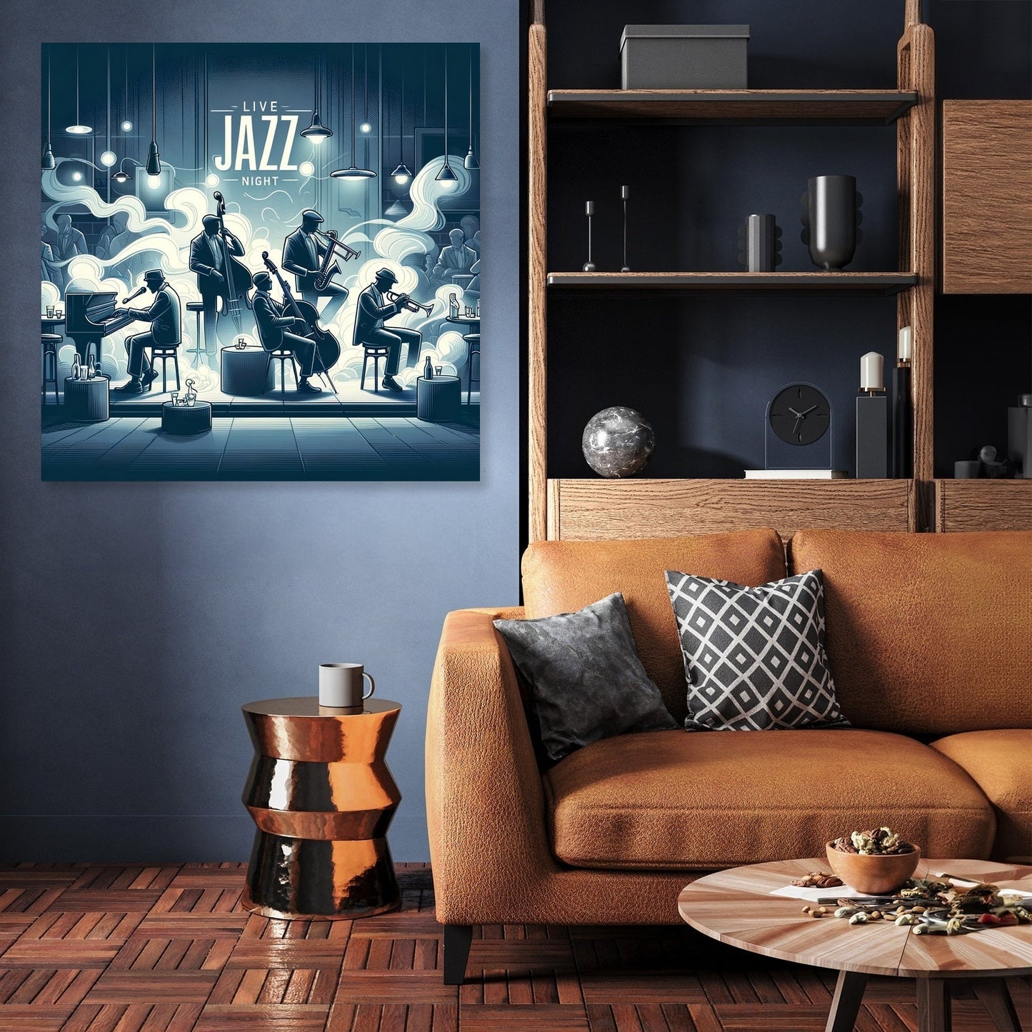 Rhythmic Blues Canvas