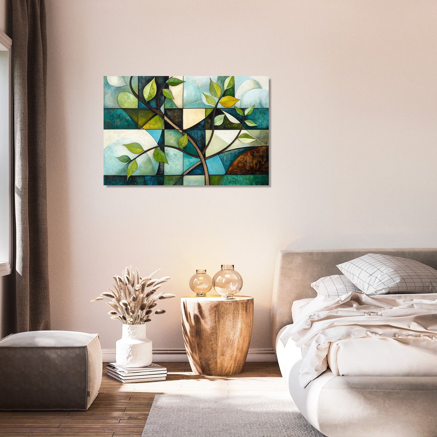 Cubist Nature Canvas
