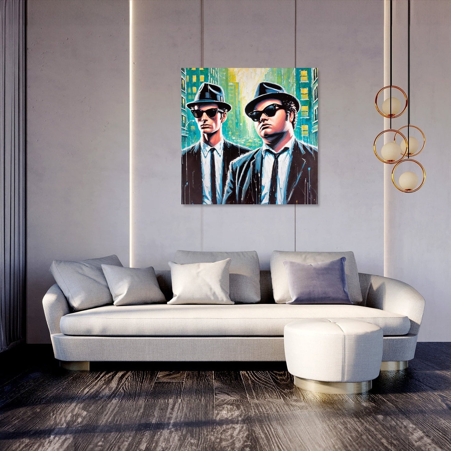 Midnight Groove Canvas