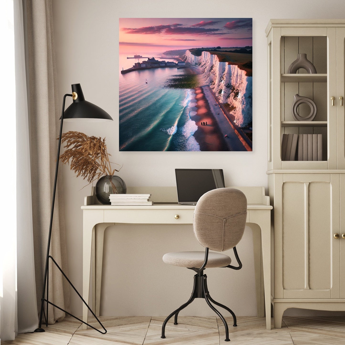Dover Sunrise Cliffs Canvas