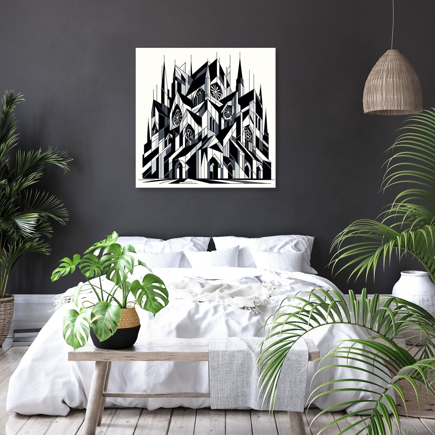 Fragmented Gothic Canvas