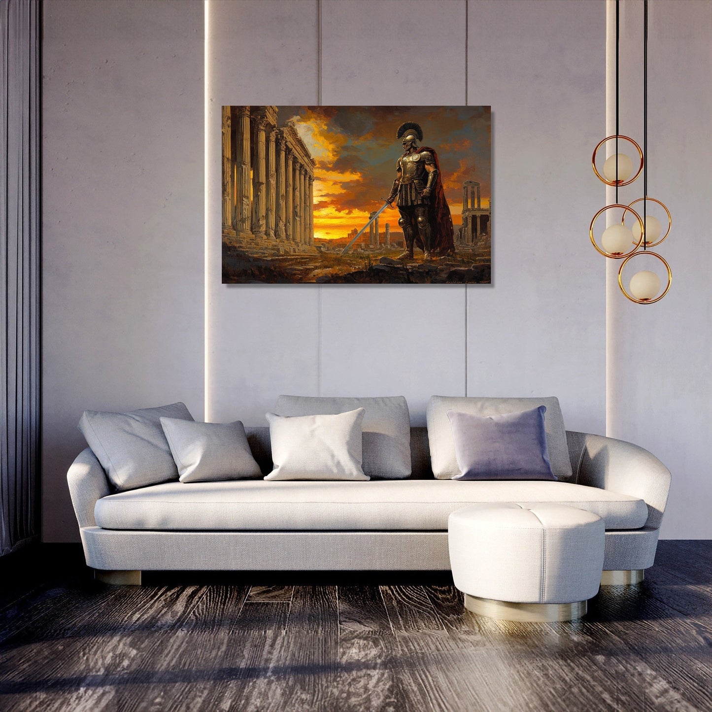 Warrior's Triumph Canvas