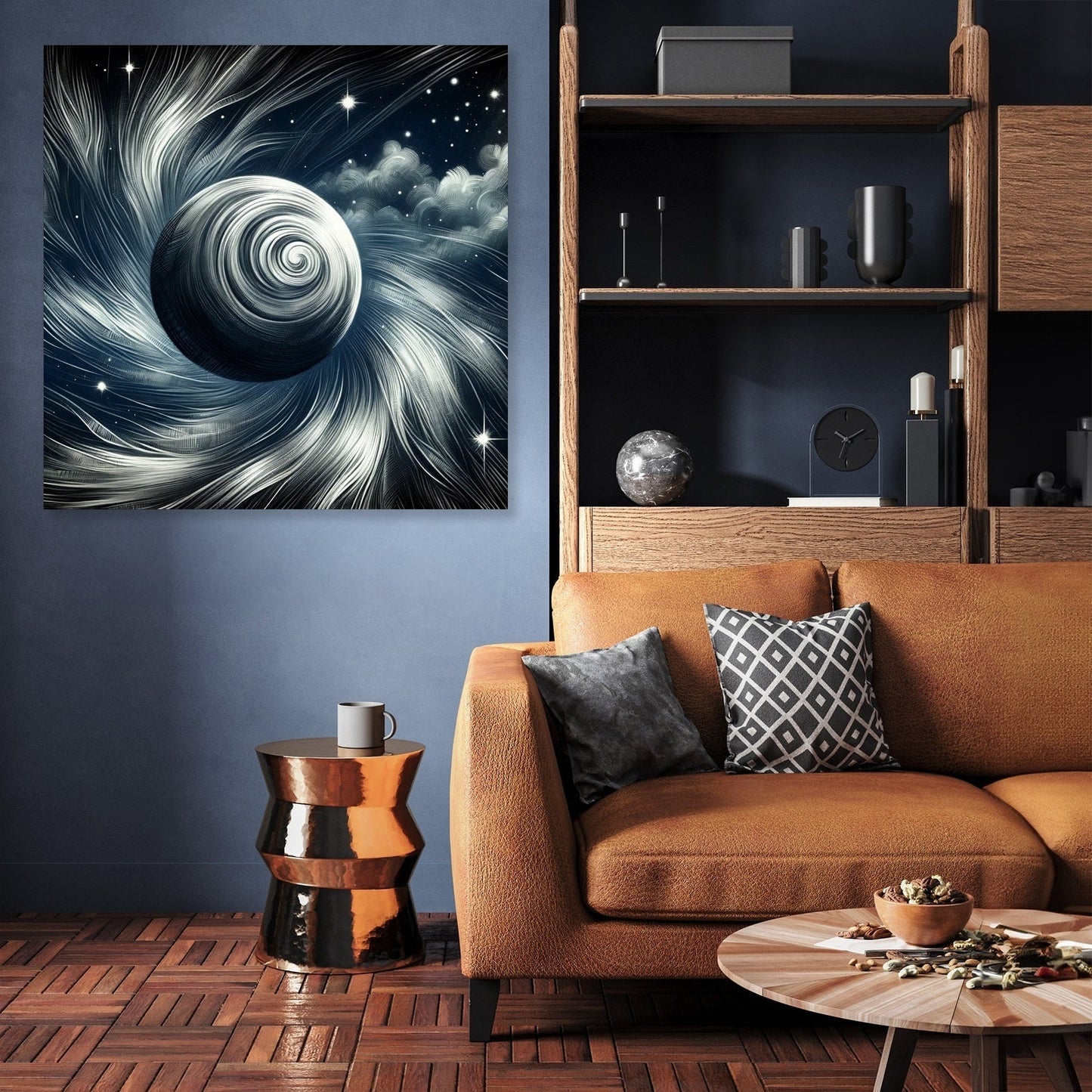 Starry Planet Canvas
