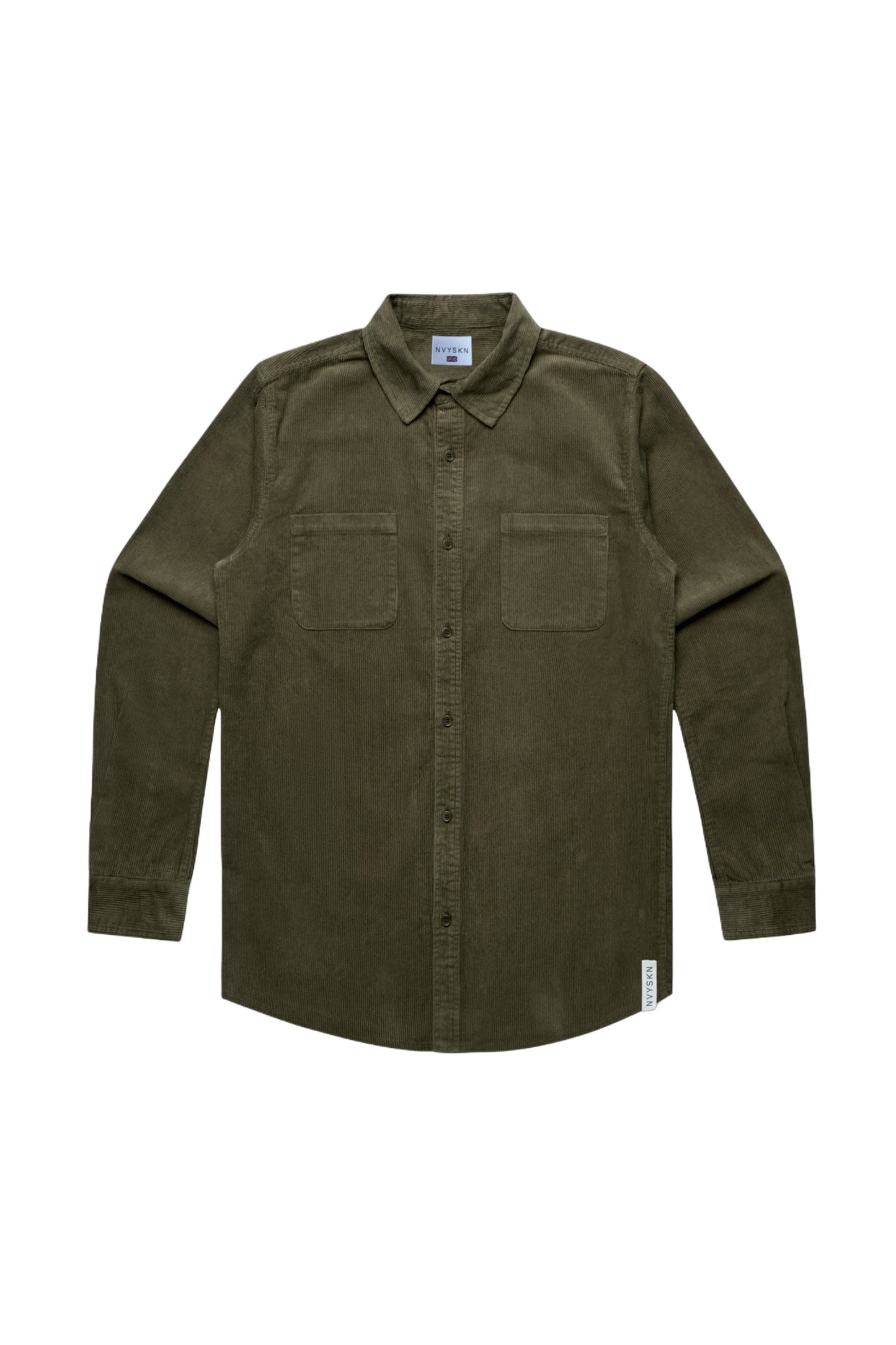 NVYSKN Heavy Cord Shirt – 300 GSM Cotton Corduroy Overshirt