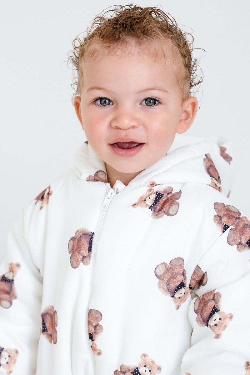 The Bear Puffer Suit with Hood