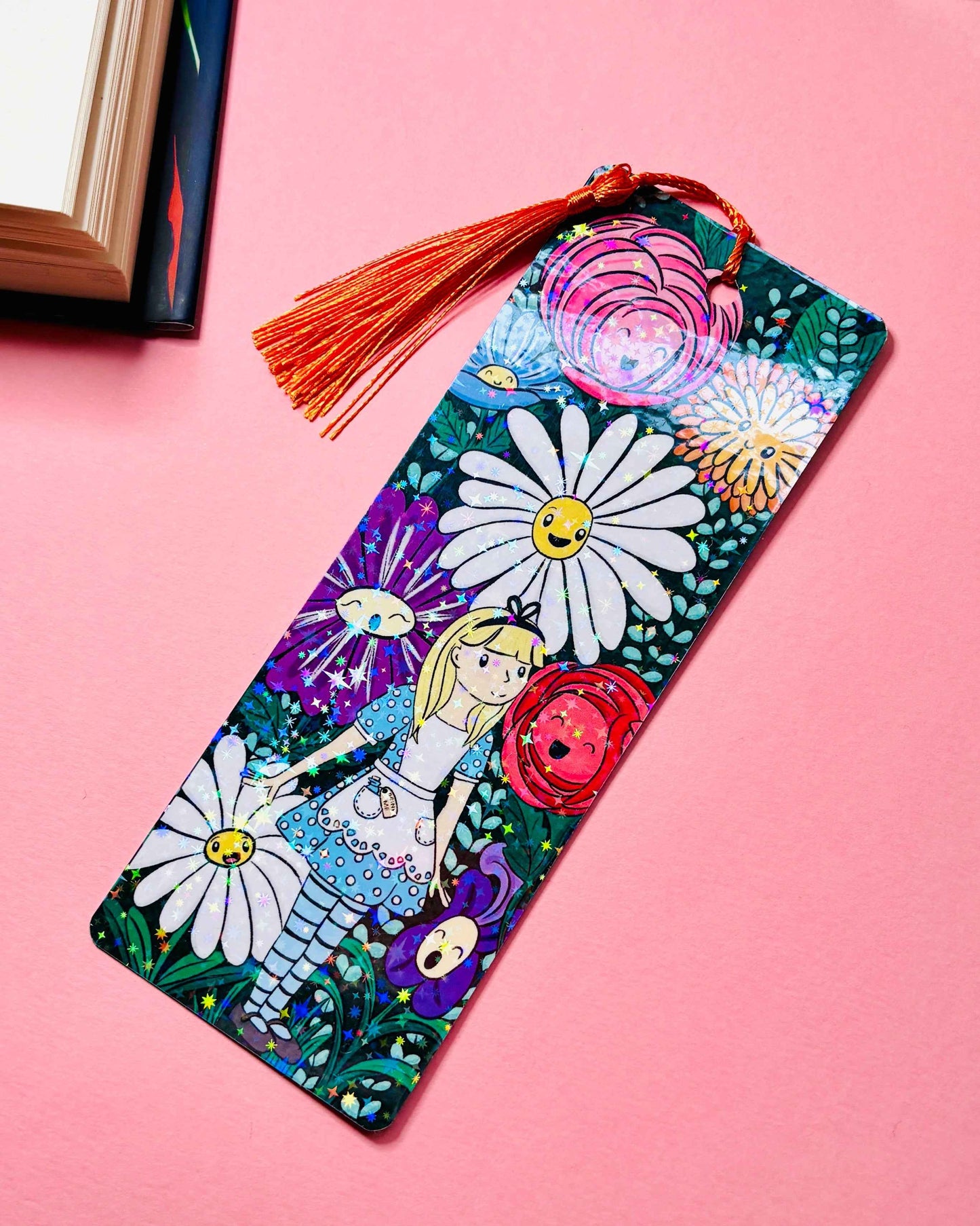 Alice in Wonderland Holographic Bookmark