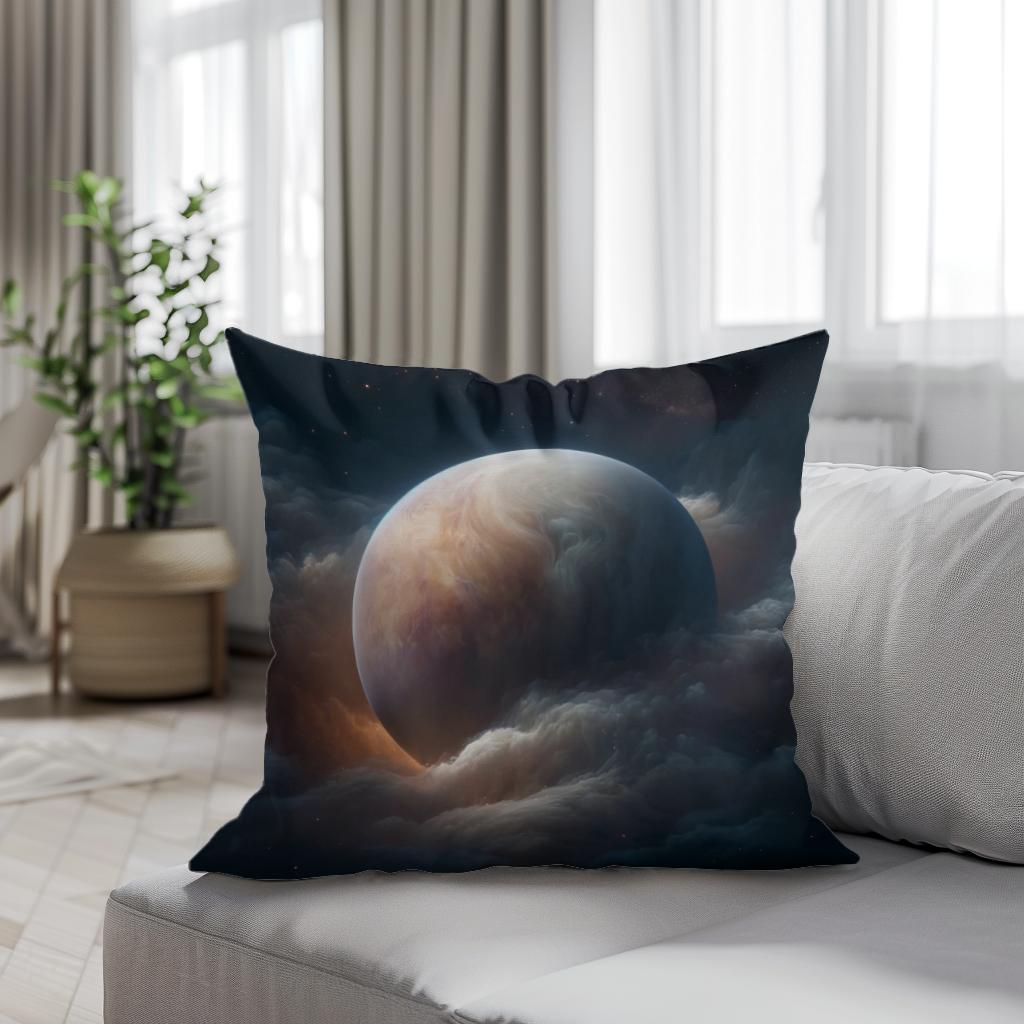 Venus' Mysterious Veil Cotton Cushion