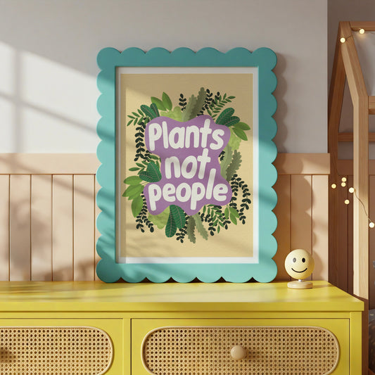 Funny Plant Wall Art- Introvert Gifts: Multiple sizes Available