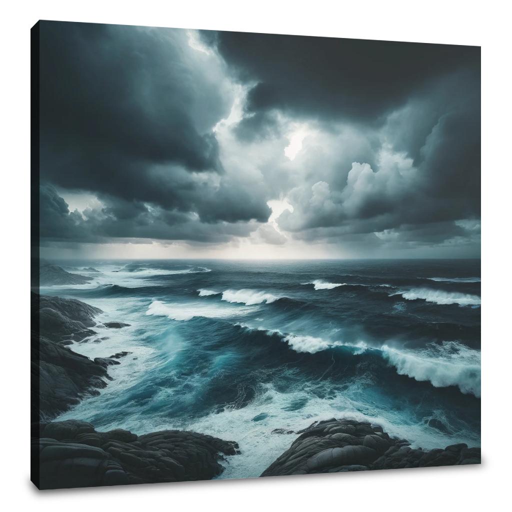 Stormy Seascape Canvas
