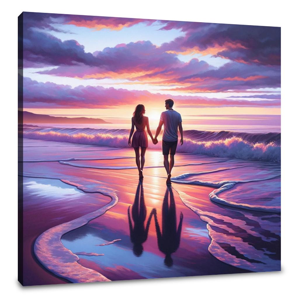 Seaside Embrace Canvas
