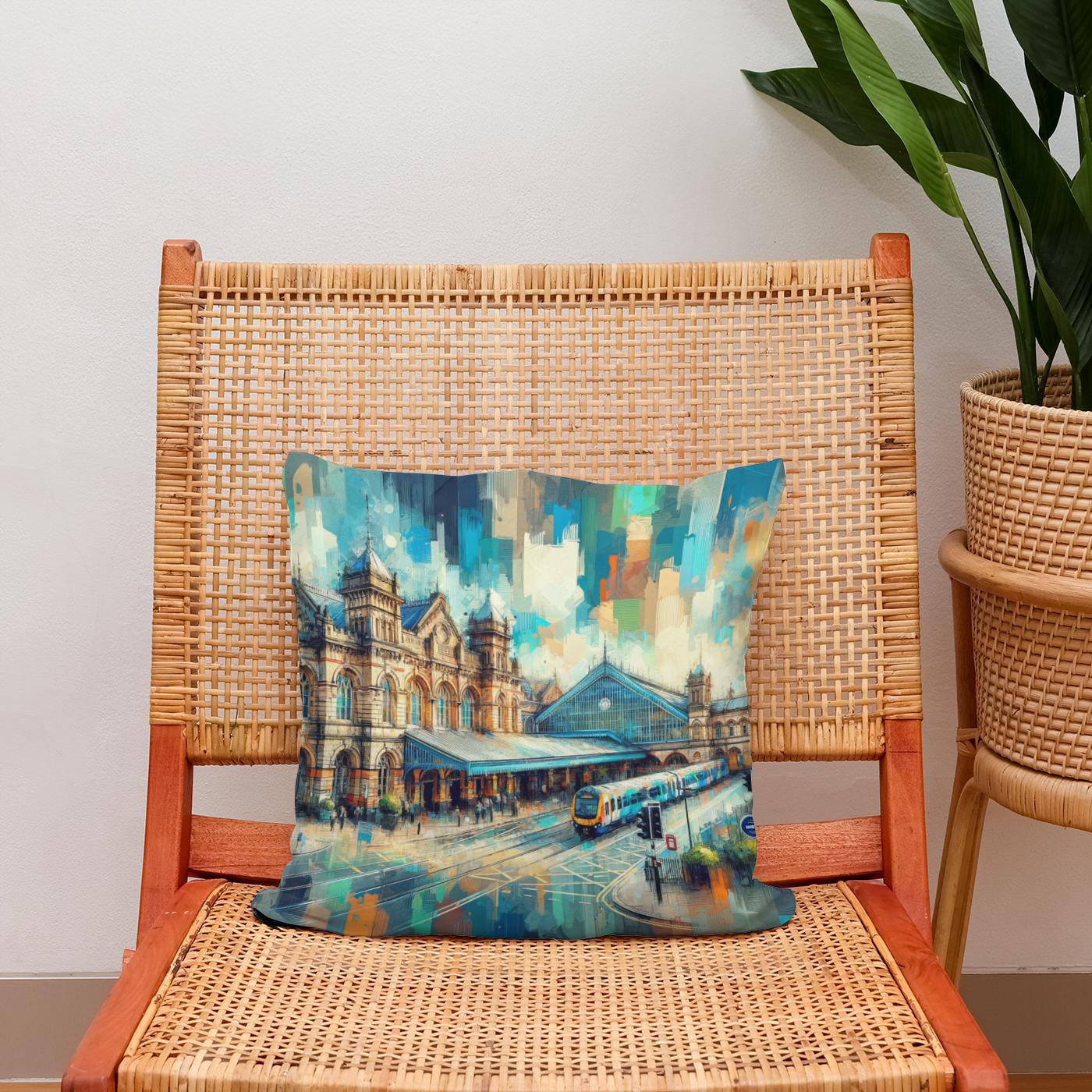Bristol Station Impressions Cotton Cushion