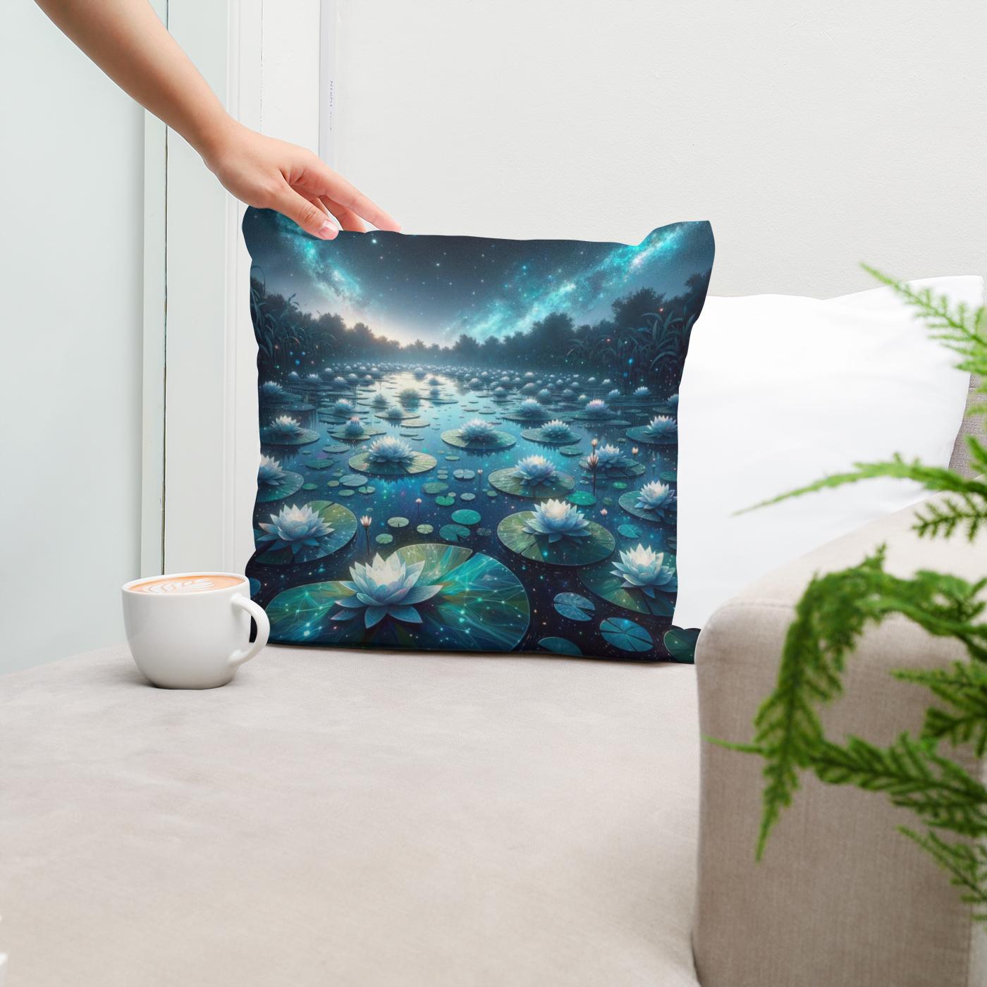 Stellar Pond Cotton Cushion