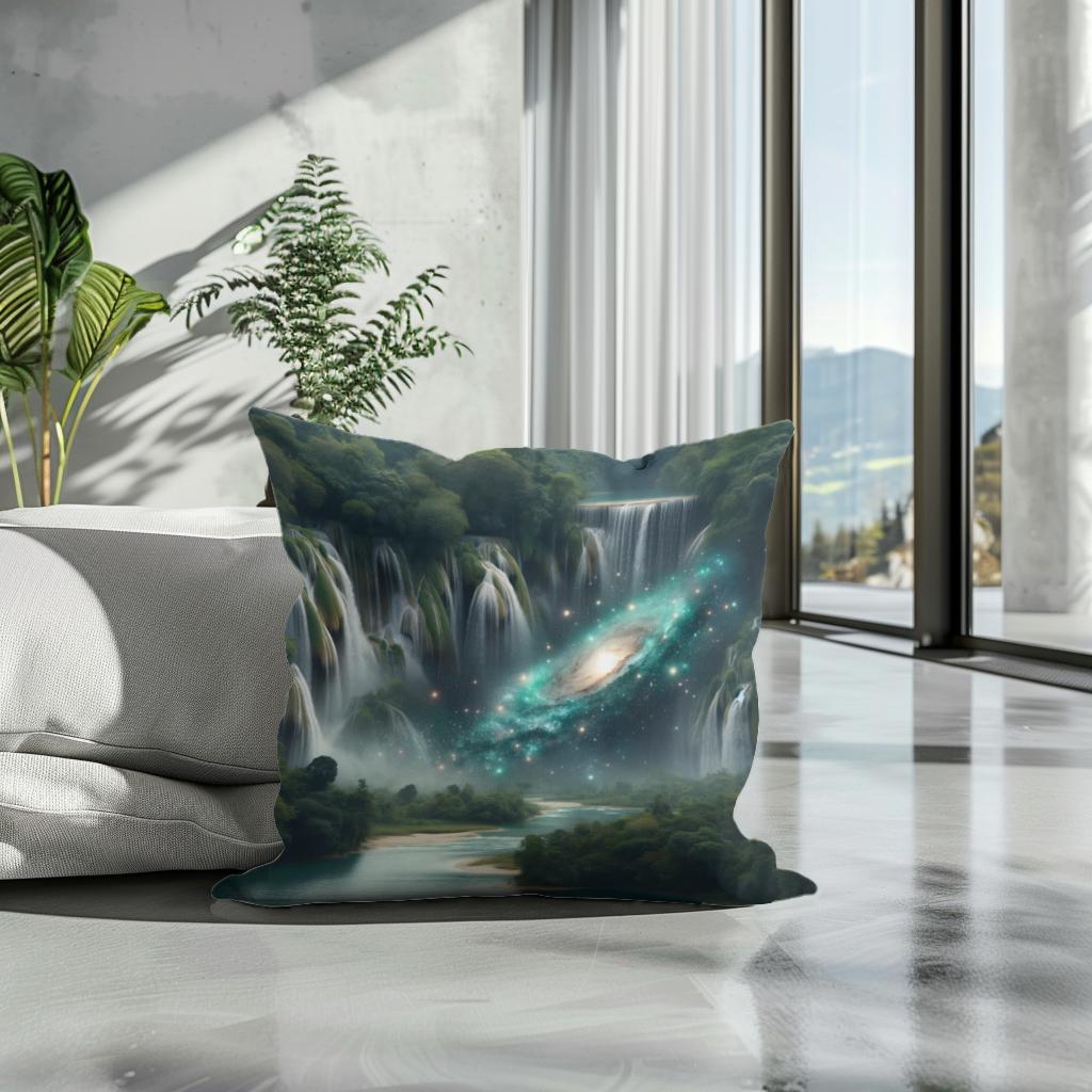 Celestial Falls Cotton Cushion
