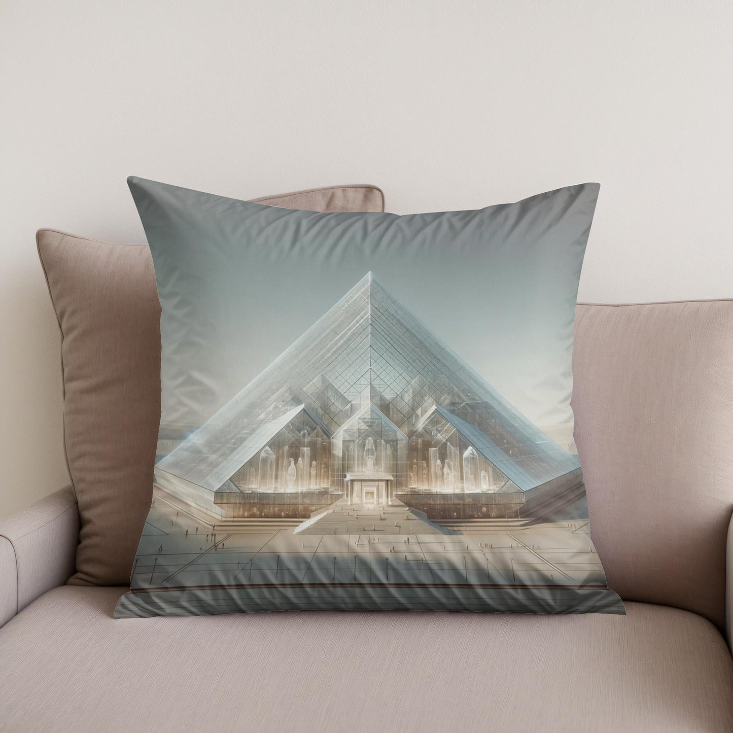 Future Pyramid Cotton Cushion