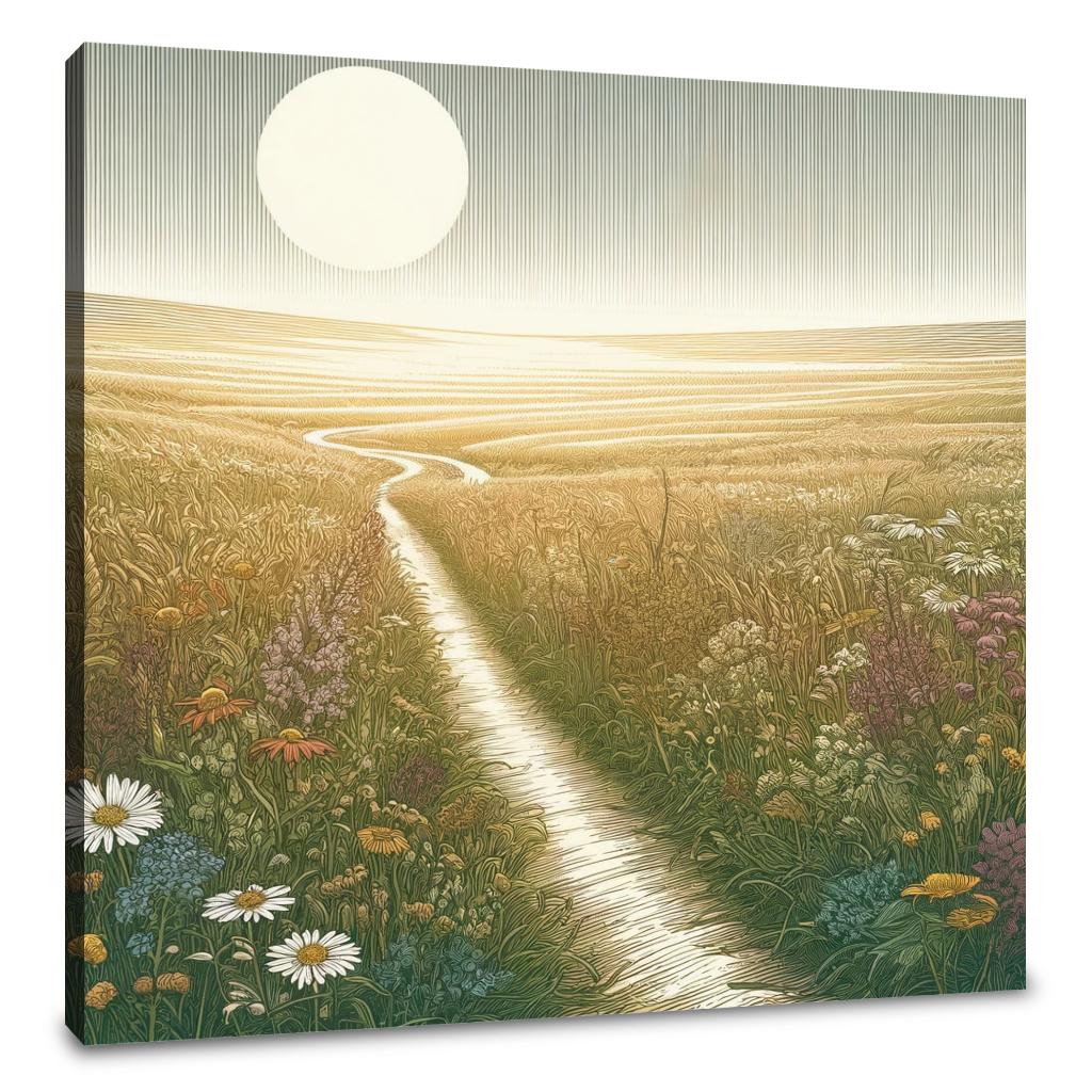Noon in the Meadow Canvas