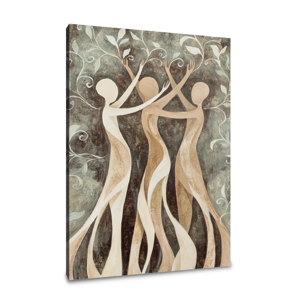 Flowing Yoga Poses Canvas