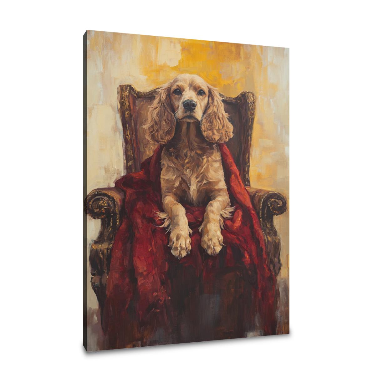 Noble Cocker Spaniel Canvas