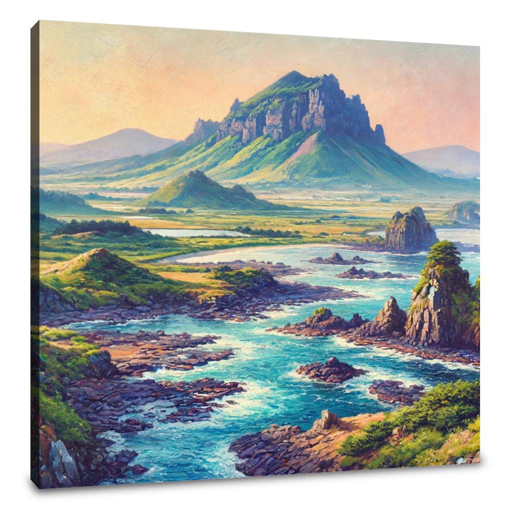 Jeju Island Beauty Canvas