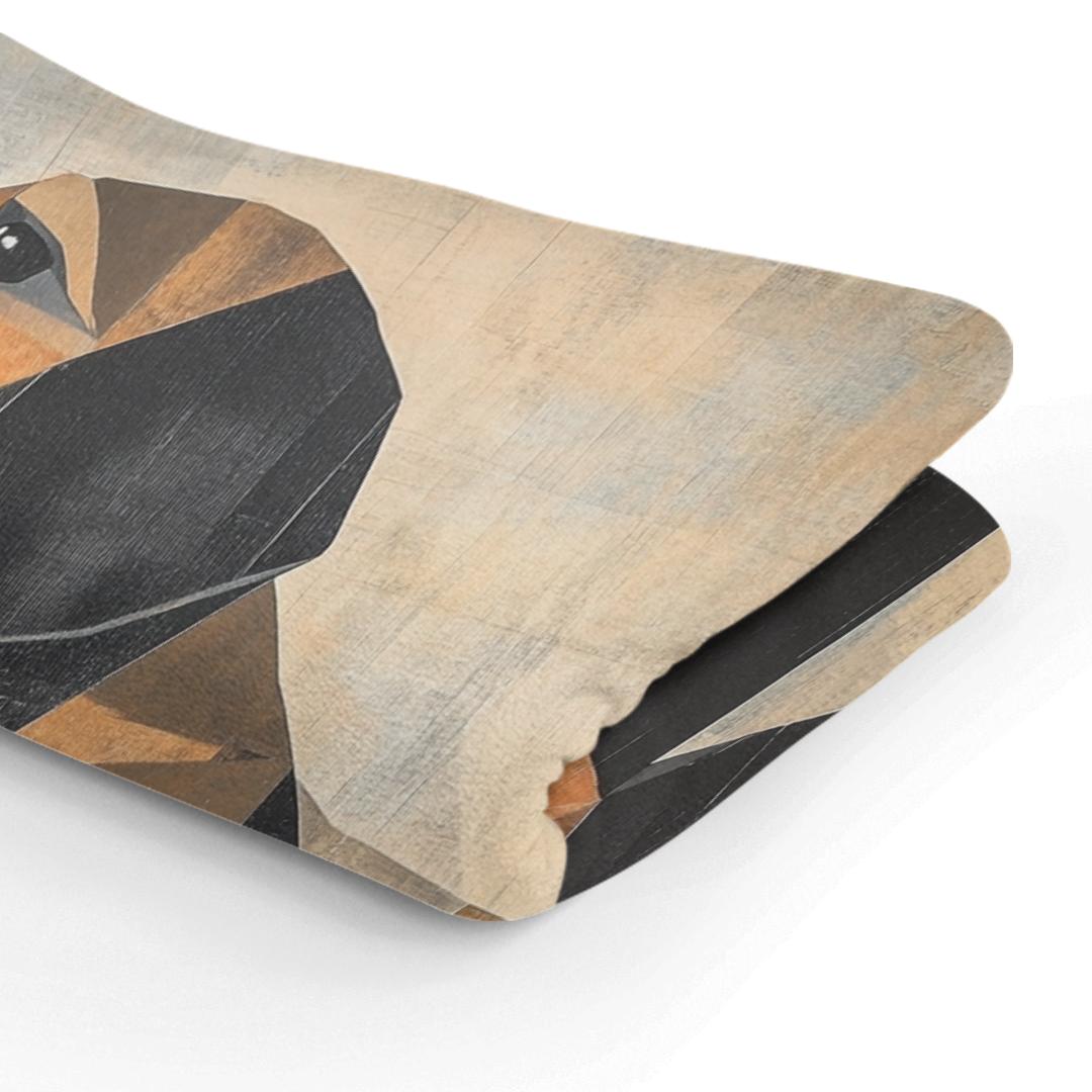 Cubist Dachshund Blanket