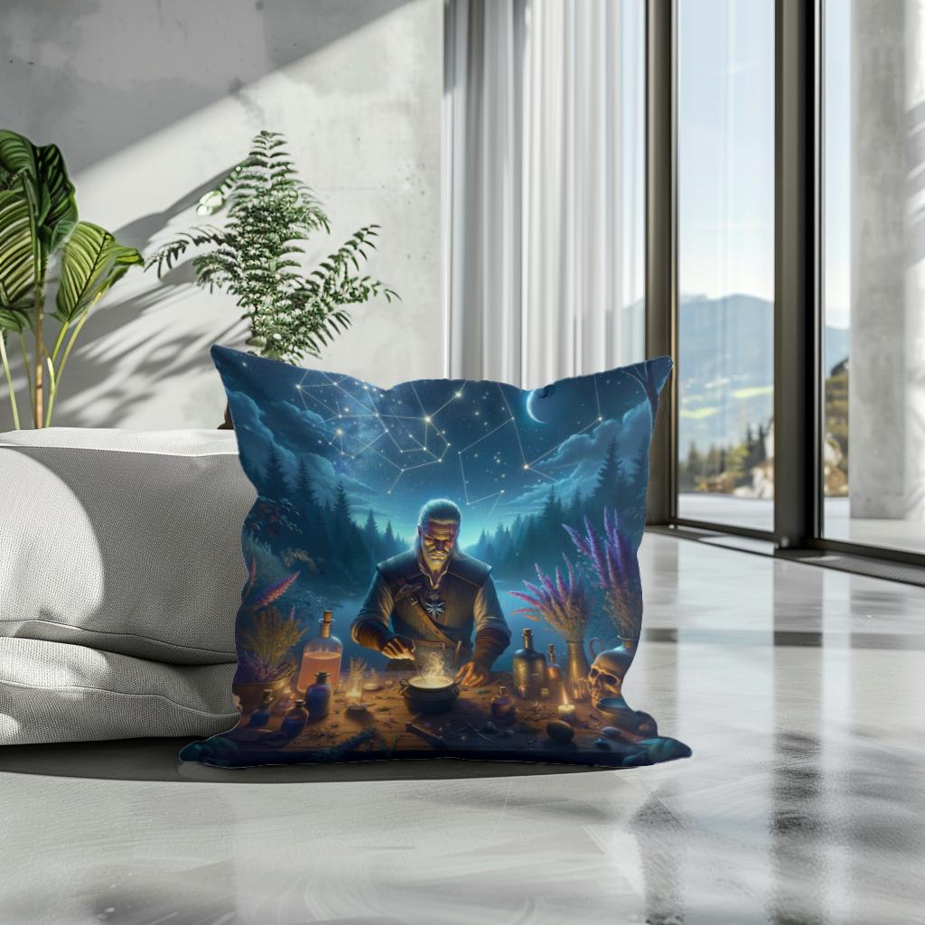 Alchemy Under Stars Cotton Cushion