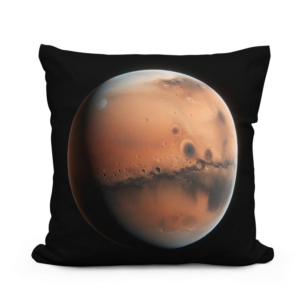 Mars' Nocturnal Mystery Cotton Cushion