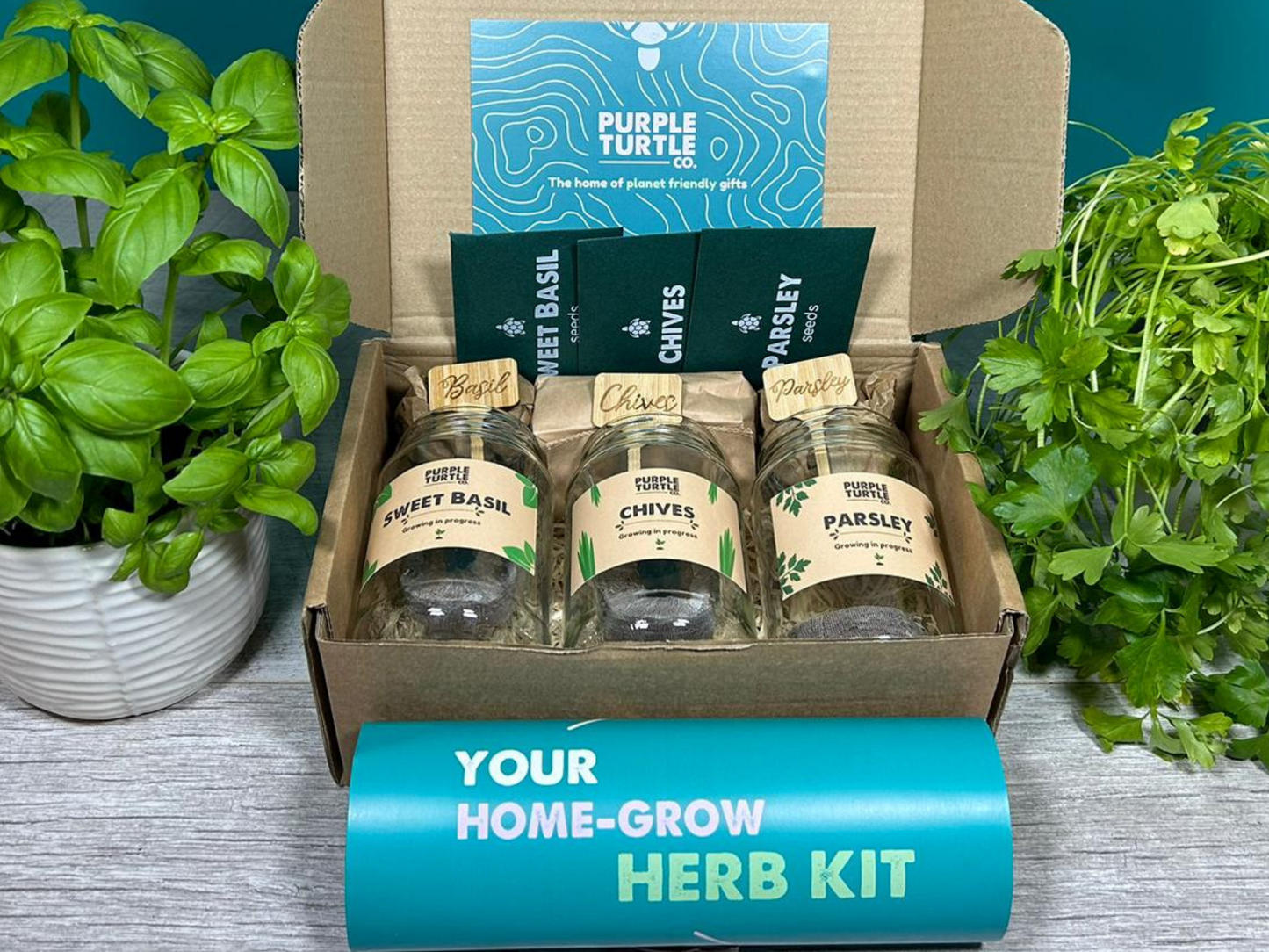 Grow Your Own Herbs Gift Set