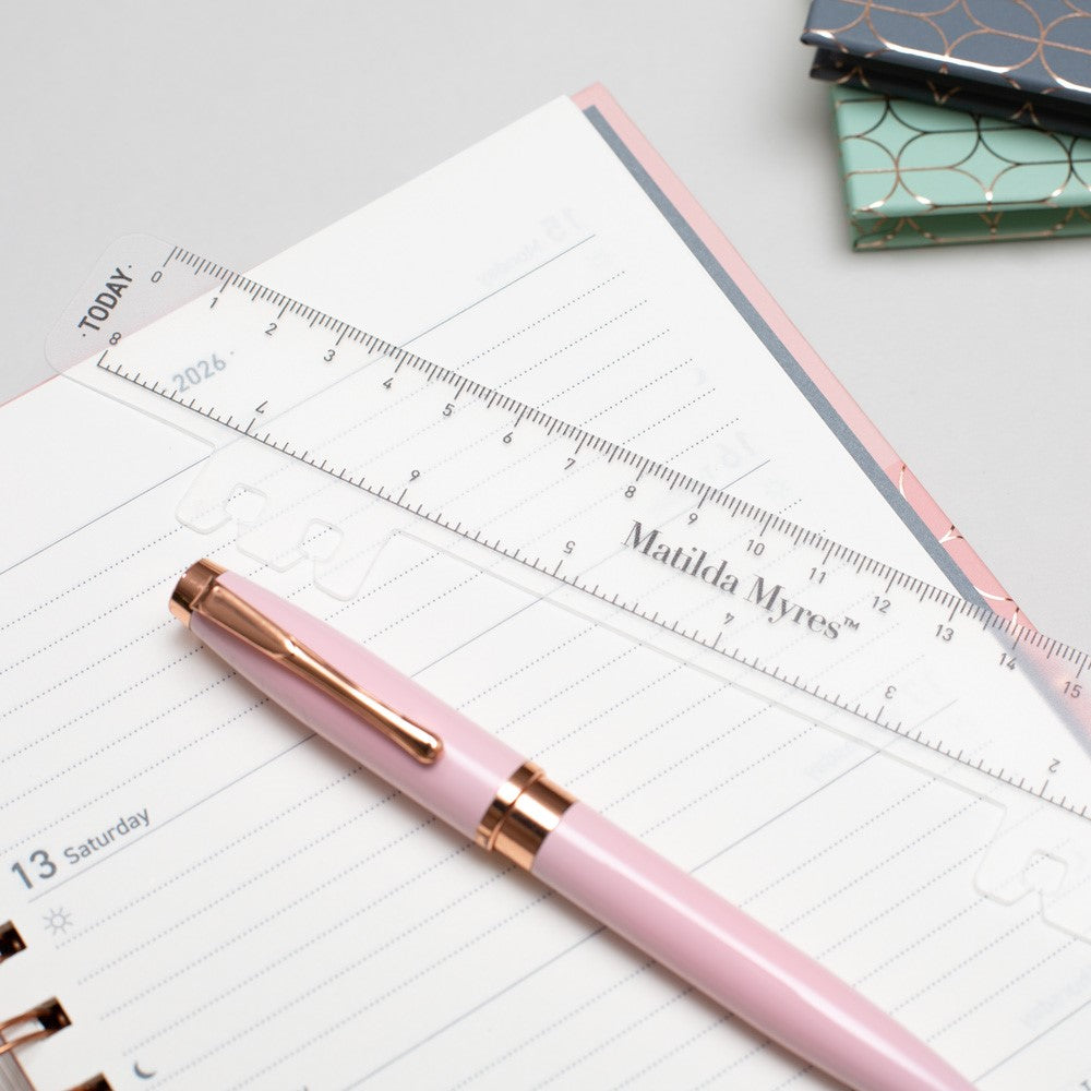 Matilda Myres | 2027 Diary - A5 Weekly Planner with Rose Gold Wiro | Week-to-View