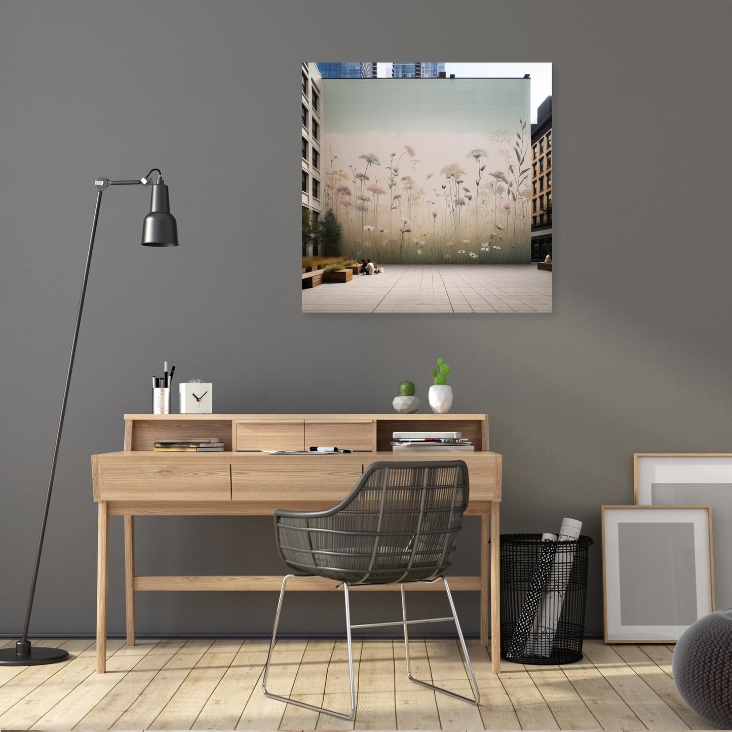 Meadow Mural Serenity Canvas