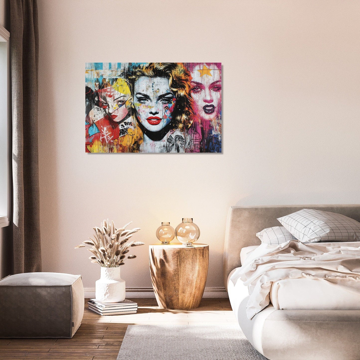 Pop Icon Graffiti Canvas