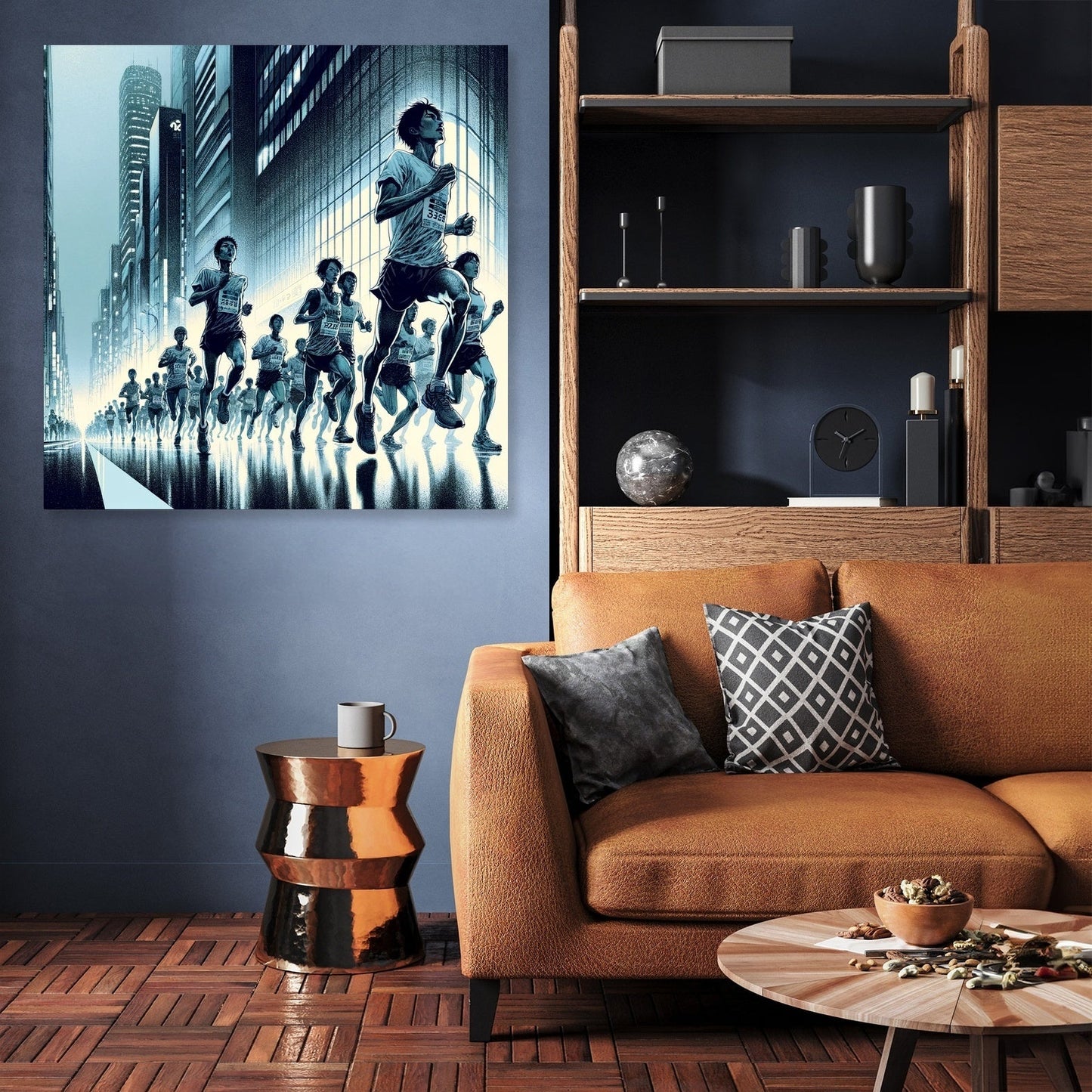 Midnight Marathon Canvas